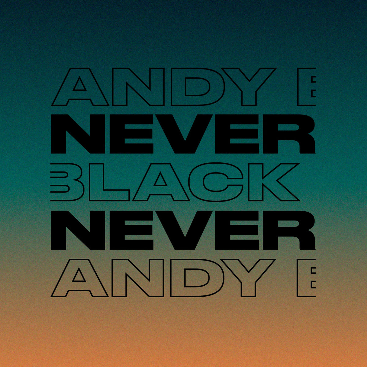 NEVER NEVER MIX - ANDY BLACK