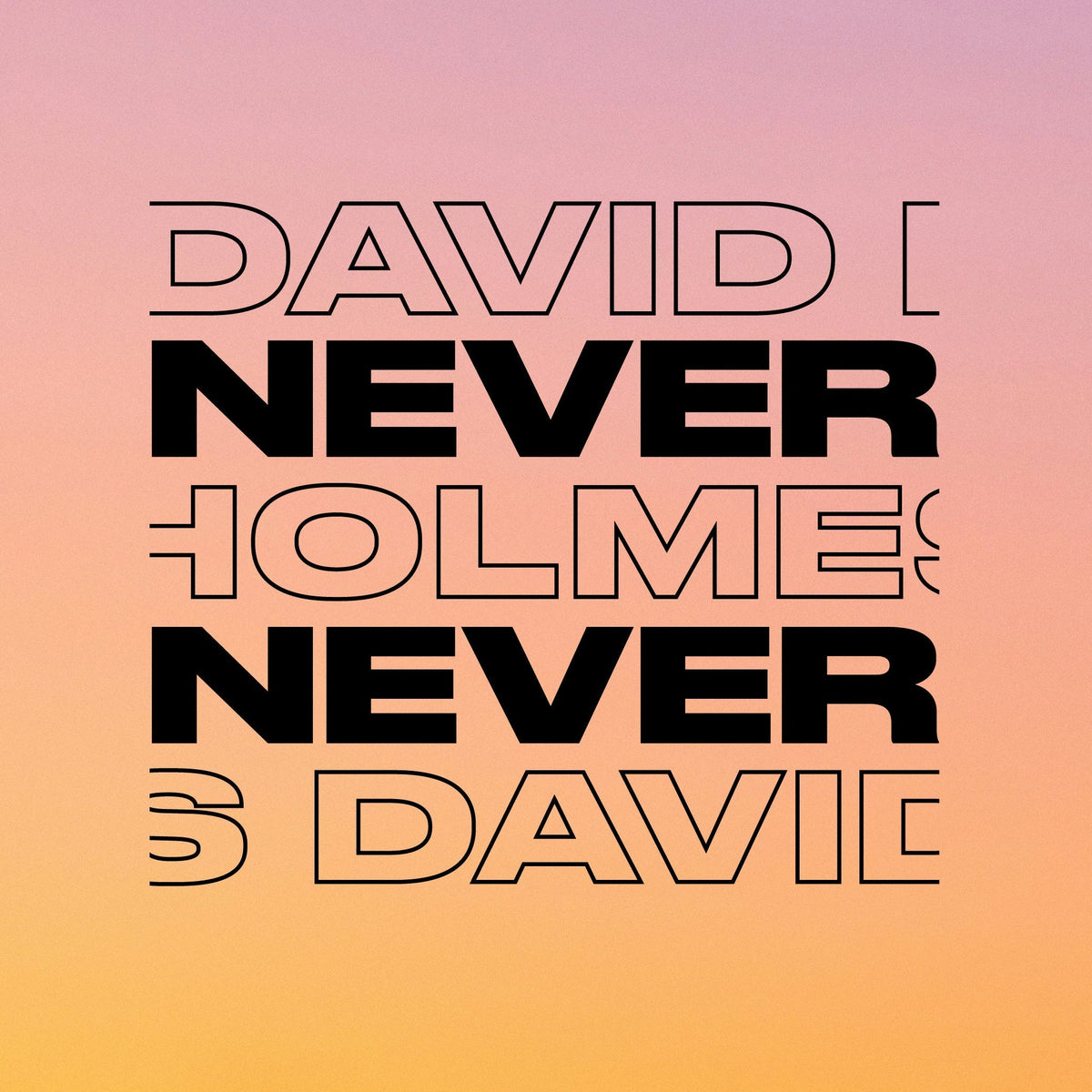 DAVID HOLMES - NEVER NEVER MIX
