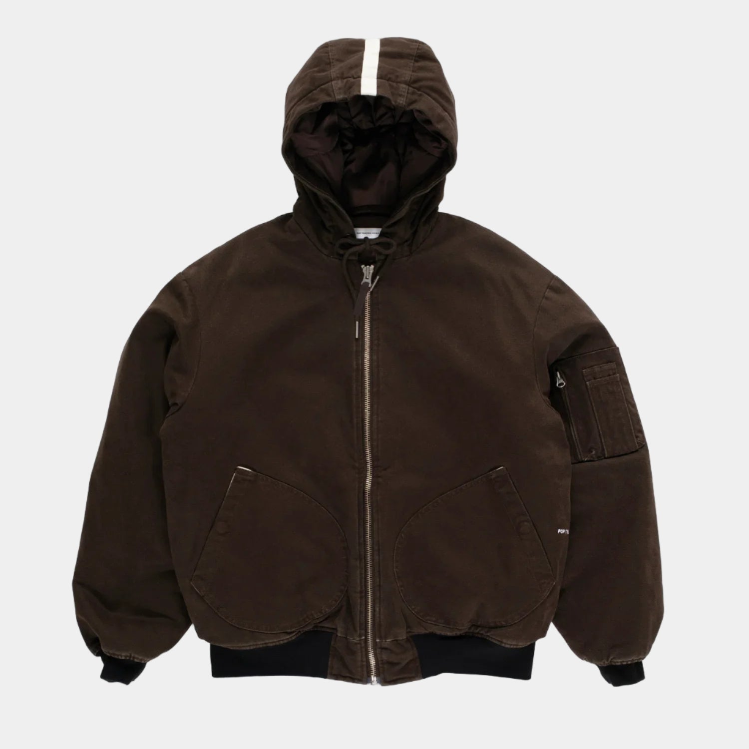 Pop Trading Company Hooded Flight Jacket - Delicioso