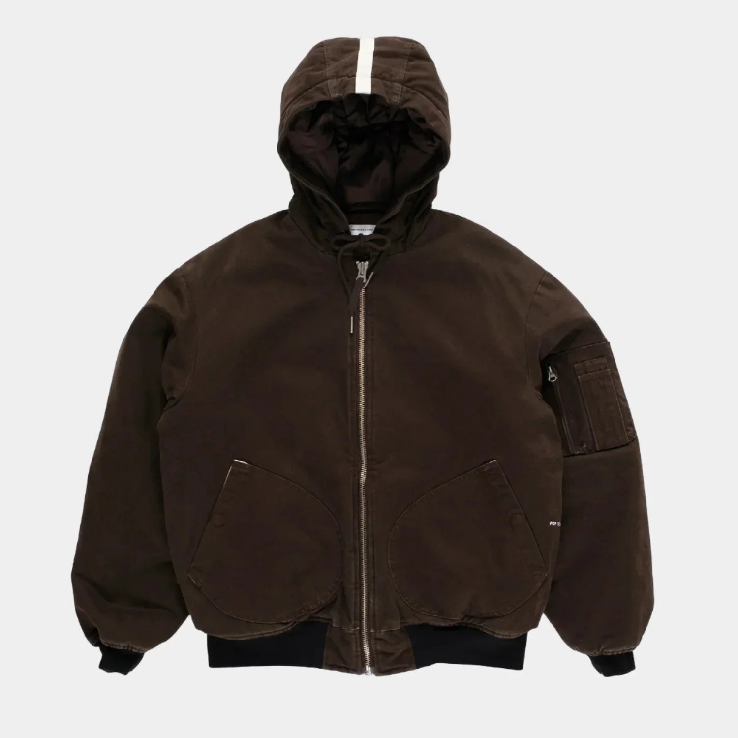Pop Trading Company Hooded Flight Jacket - Delicioso