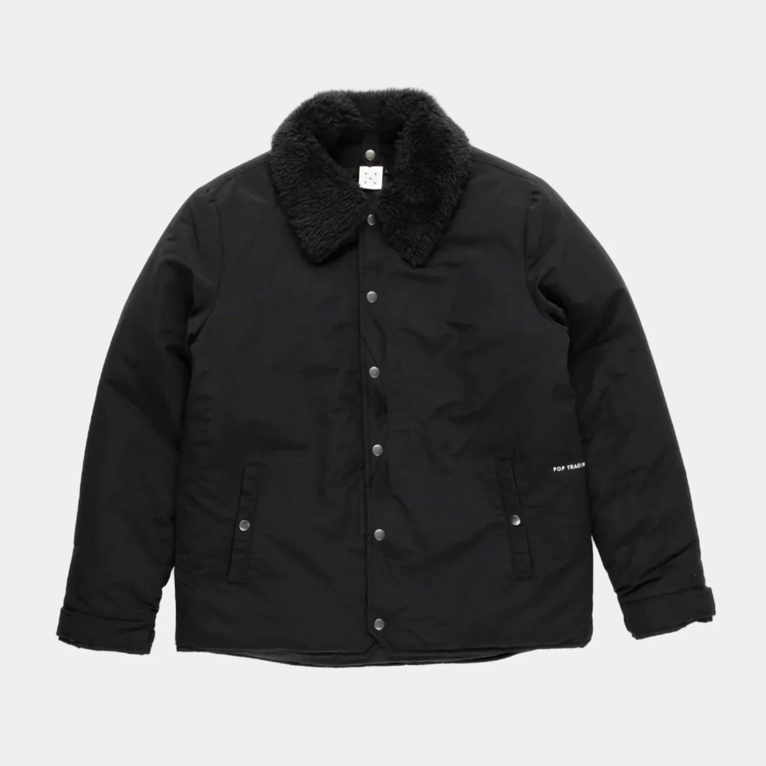 Pop Trading Company Padded Jacket - Black