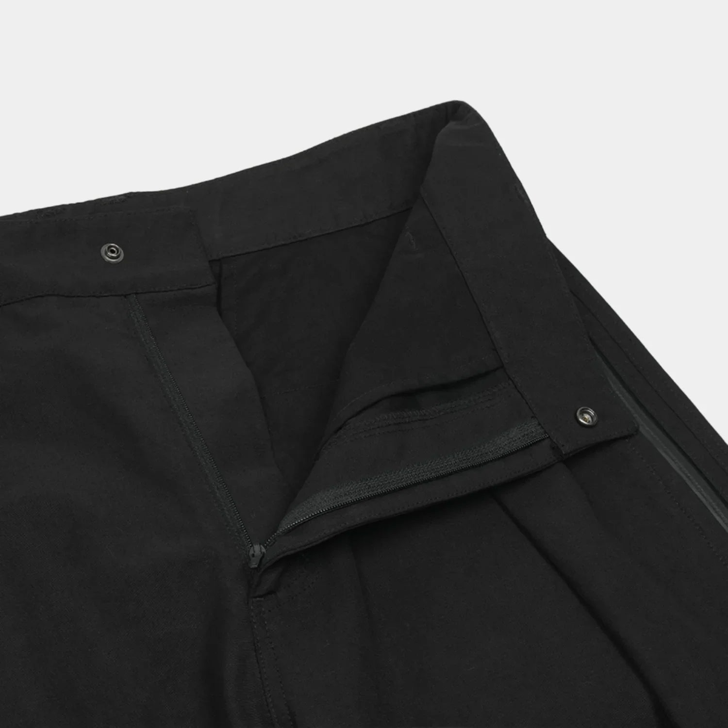San San Affine Curve Pants - Black