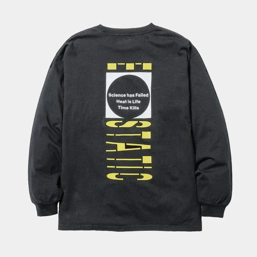 ECSTATIC Research Time LS T-Shirt - Charcoal