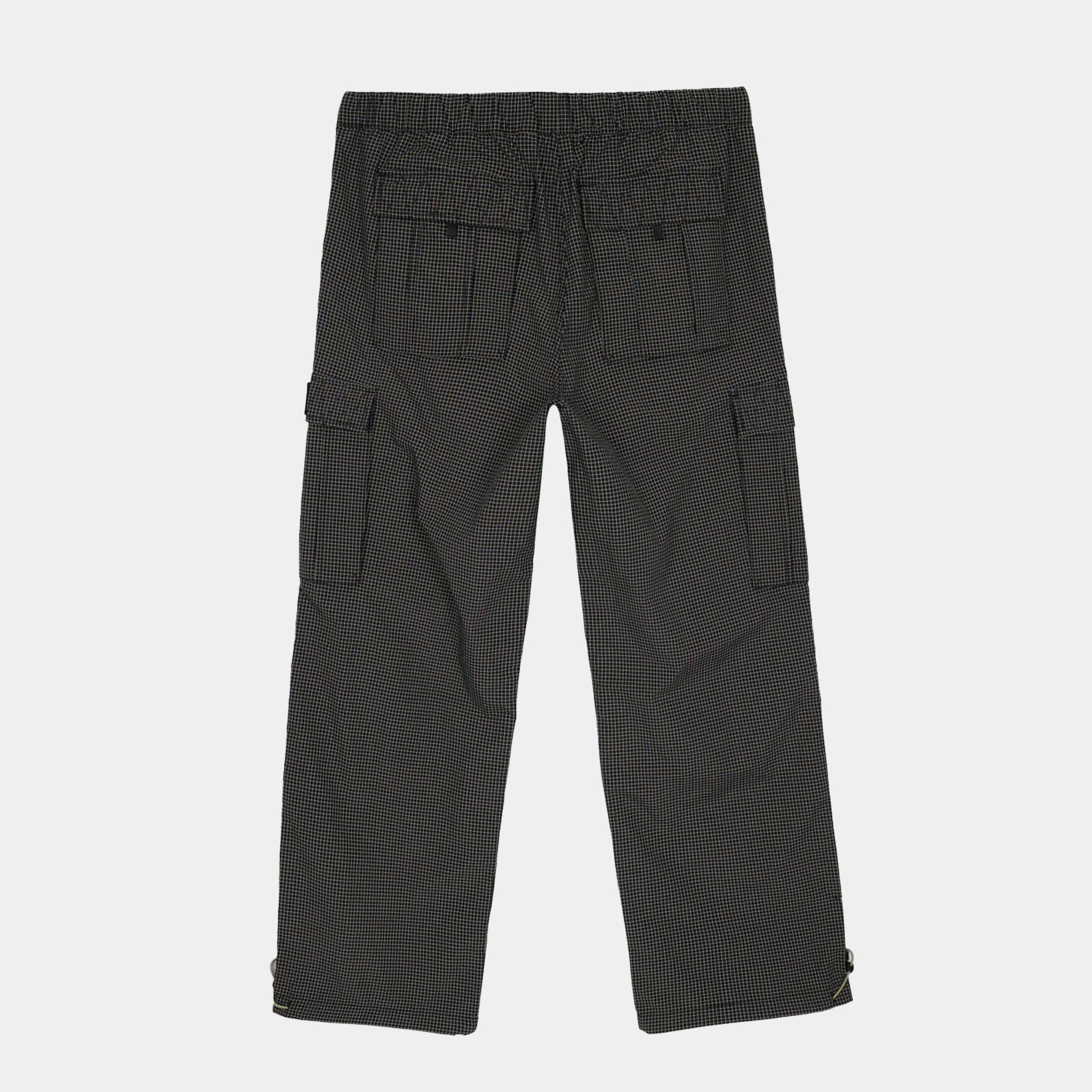 Brain Dead Gridded Ripstop Flight Pant - Black
