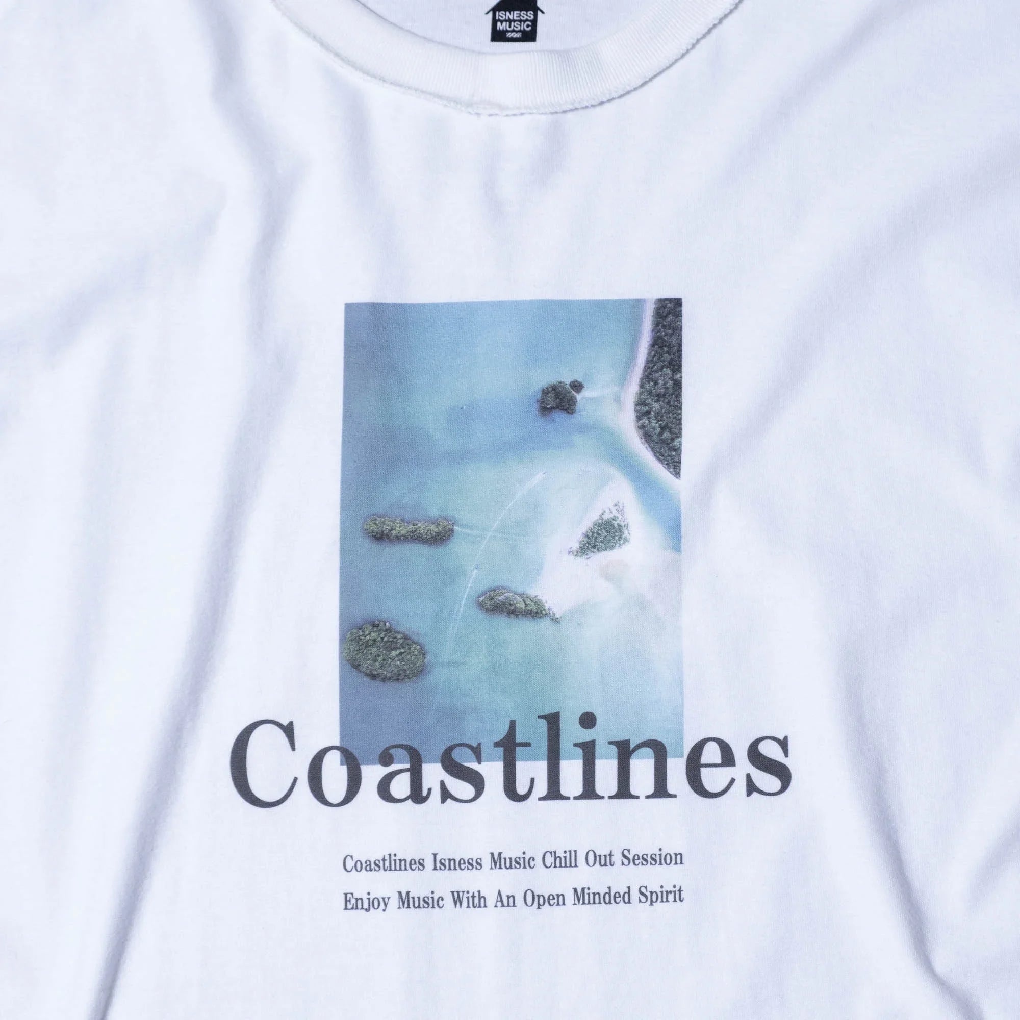 is-ness Coastlines Cassette/Tee - White