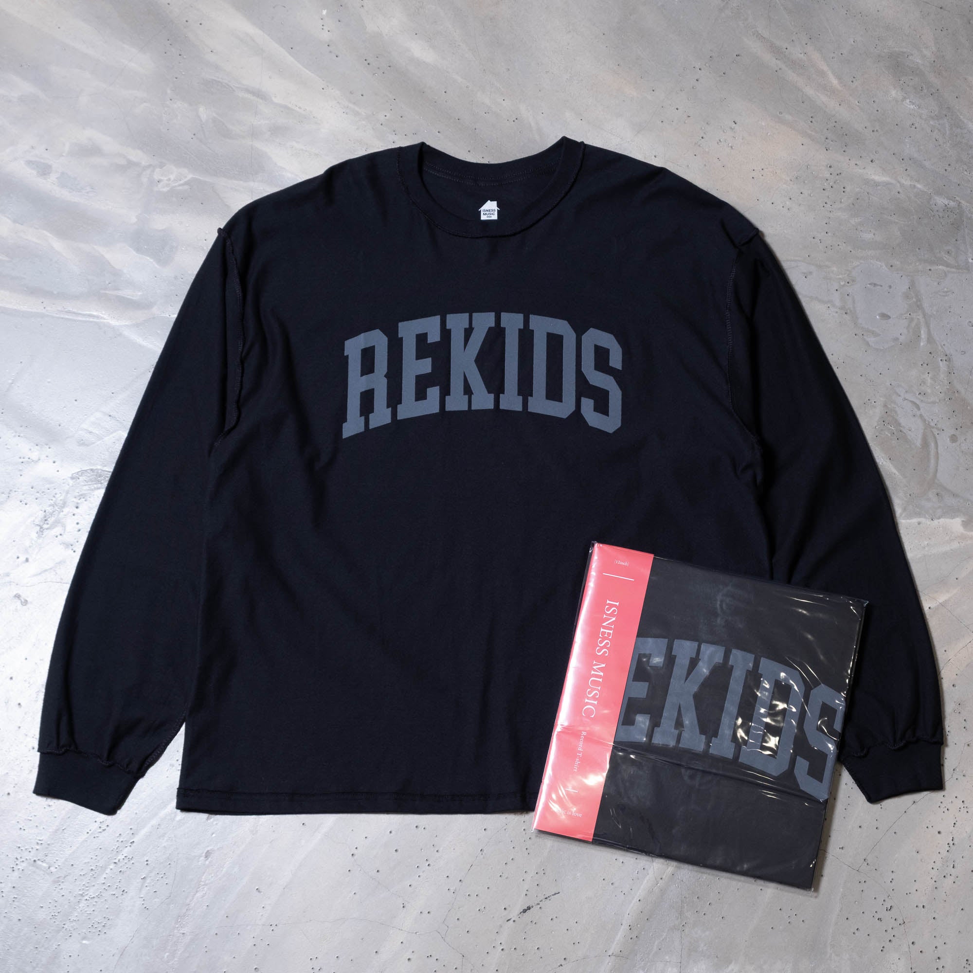 is-ness REKIDS LS Tee - Black