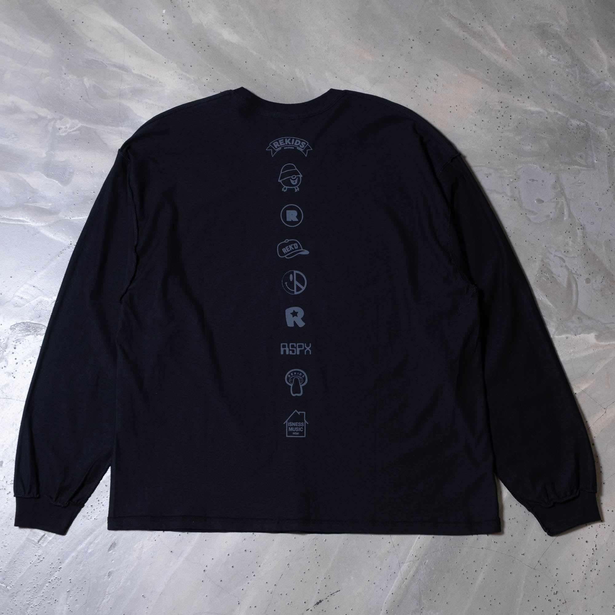 is-ness REKIDS LS Tee - Black
