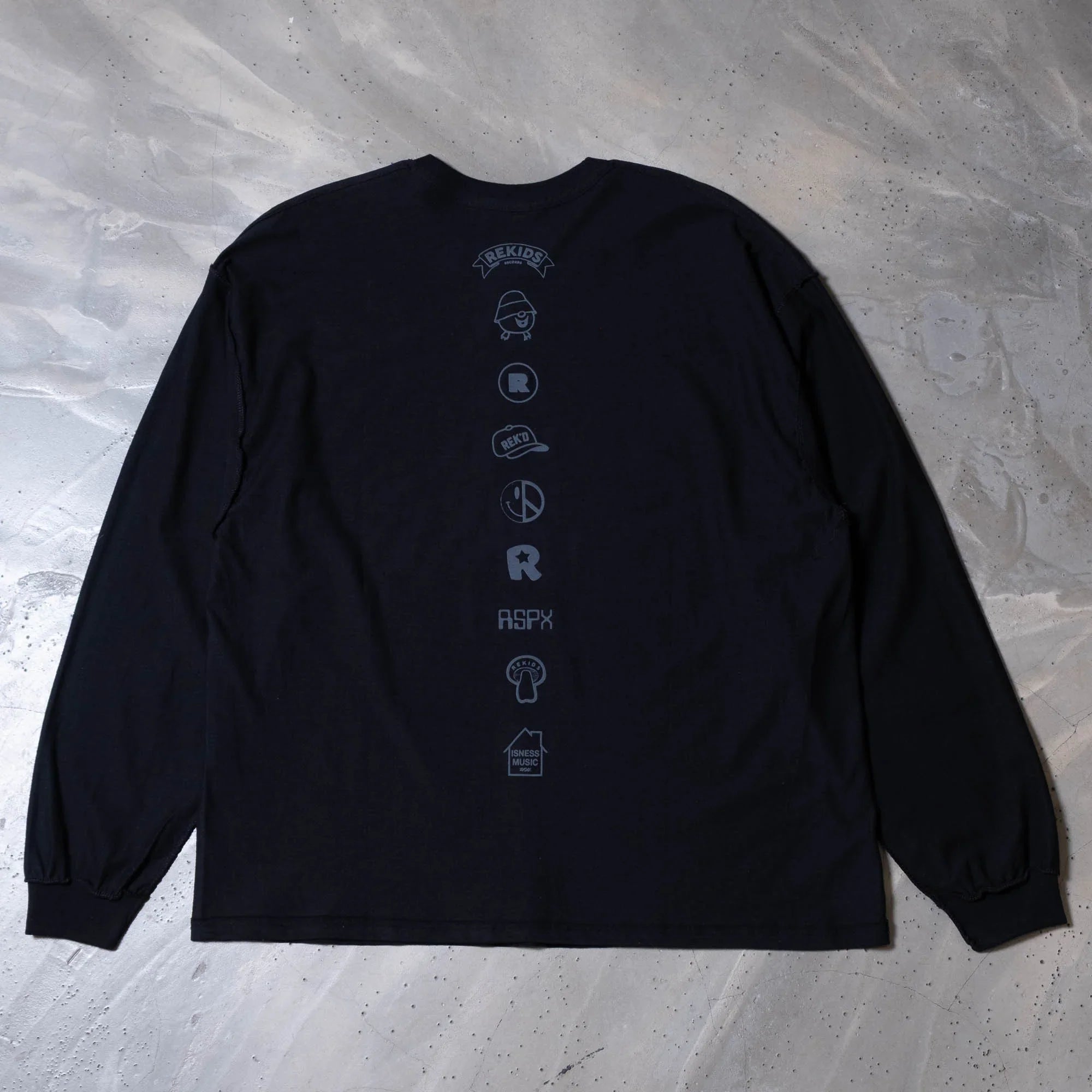 is-ness REKIDS LS Tee - Black