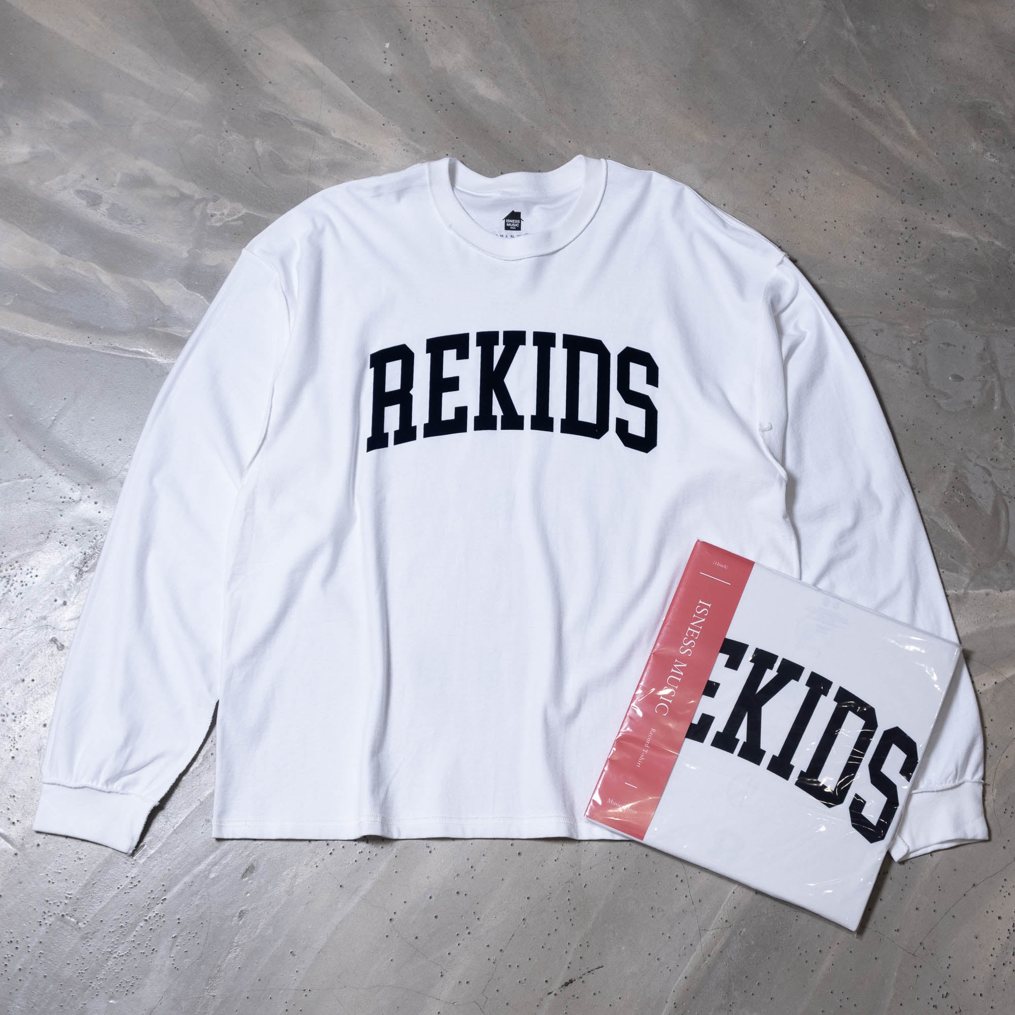 is-ness REKIDS LS Tee - White