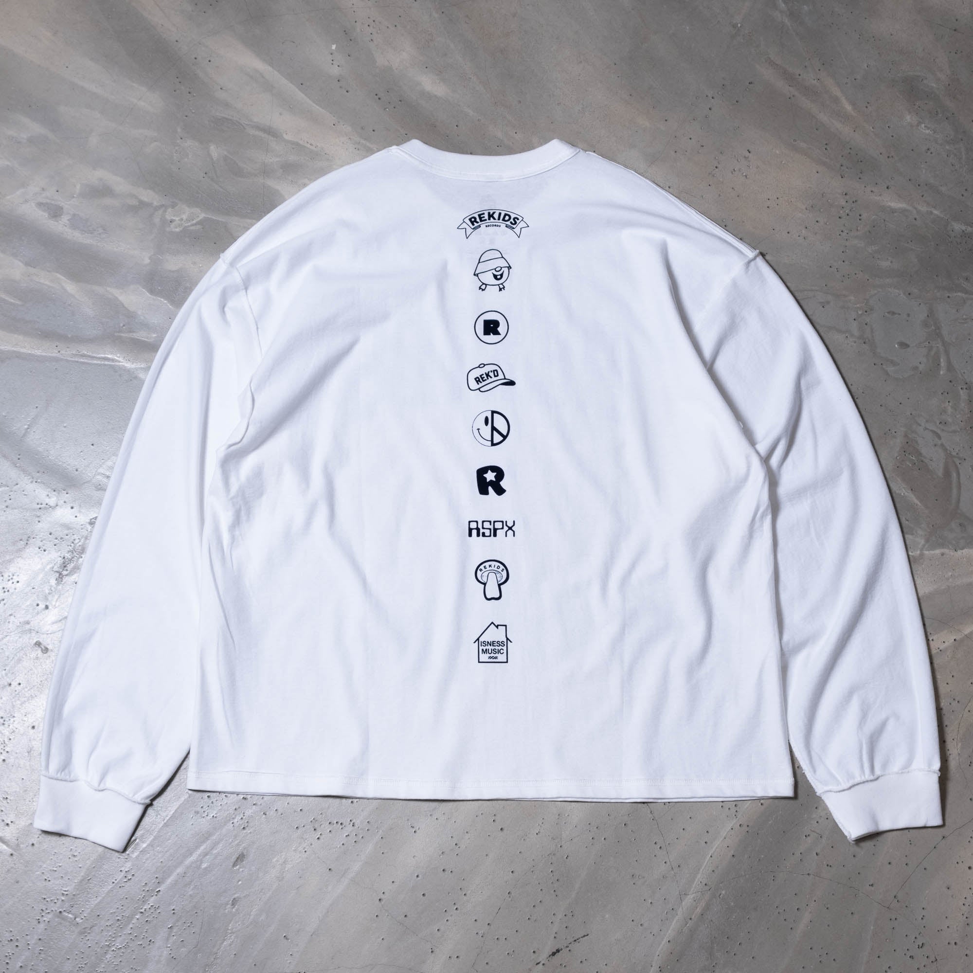 is-ness REKIDS LS Tee - White