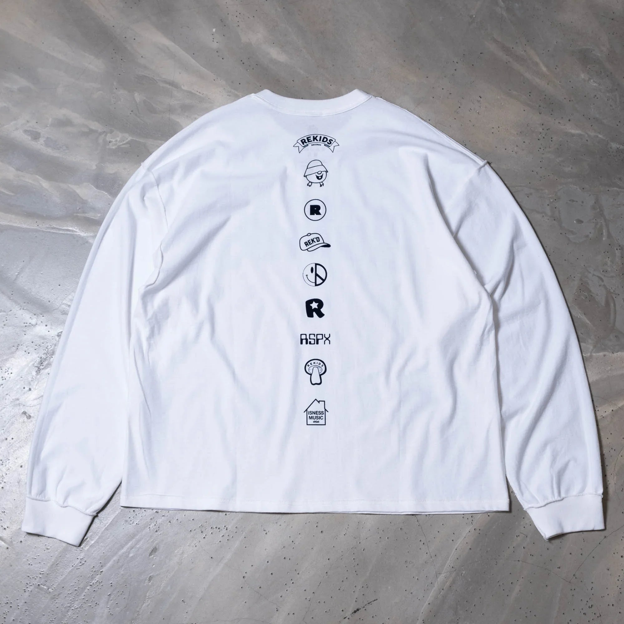 is-ness REKIDS LS Tee - White