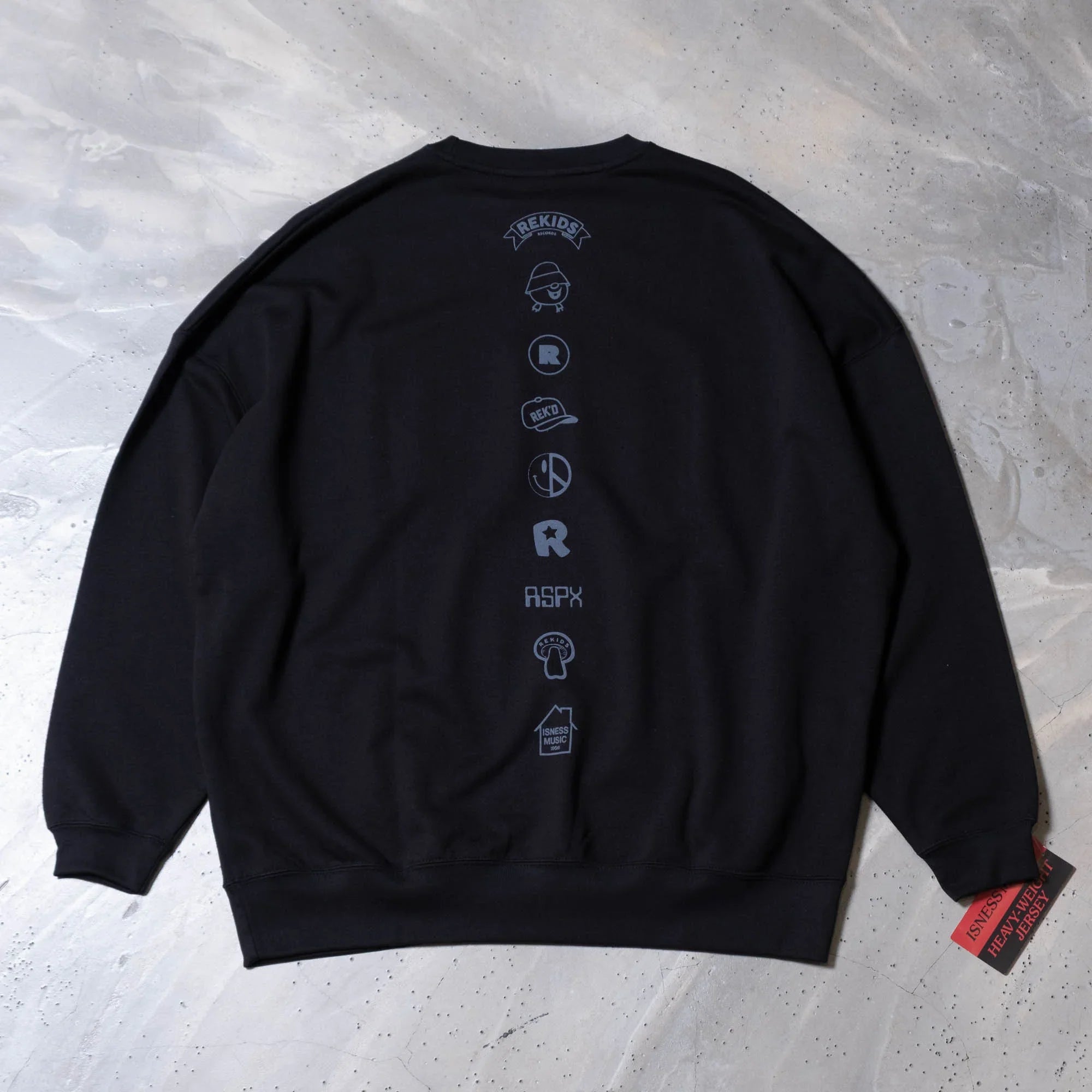 is-ness REKIDS Sweatshirt - Black