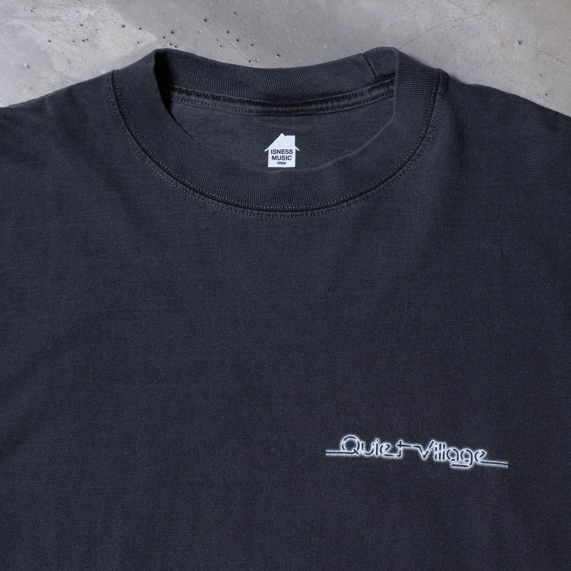 is-ness House QV Tee - Sumi Charcoal
