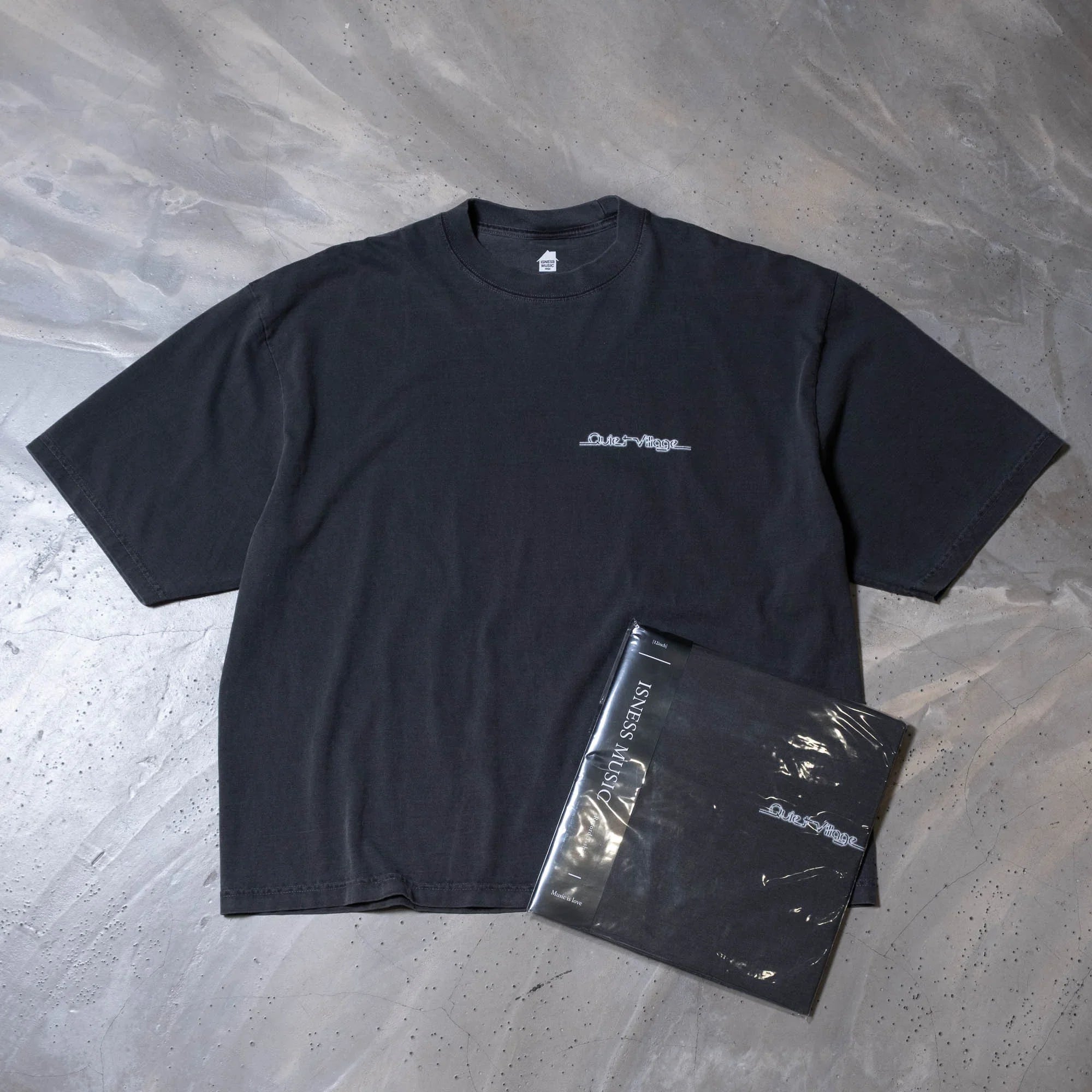 is-ness House QV Tee - Sumi Charcoal