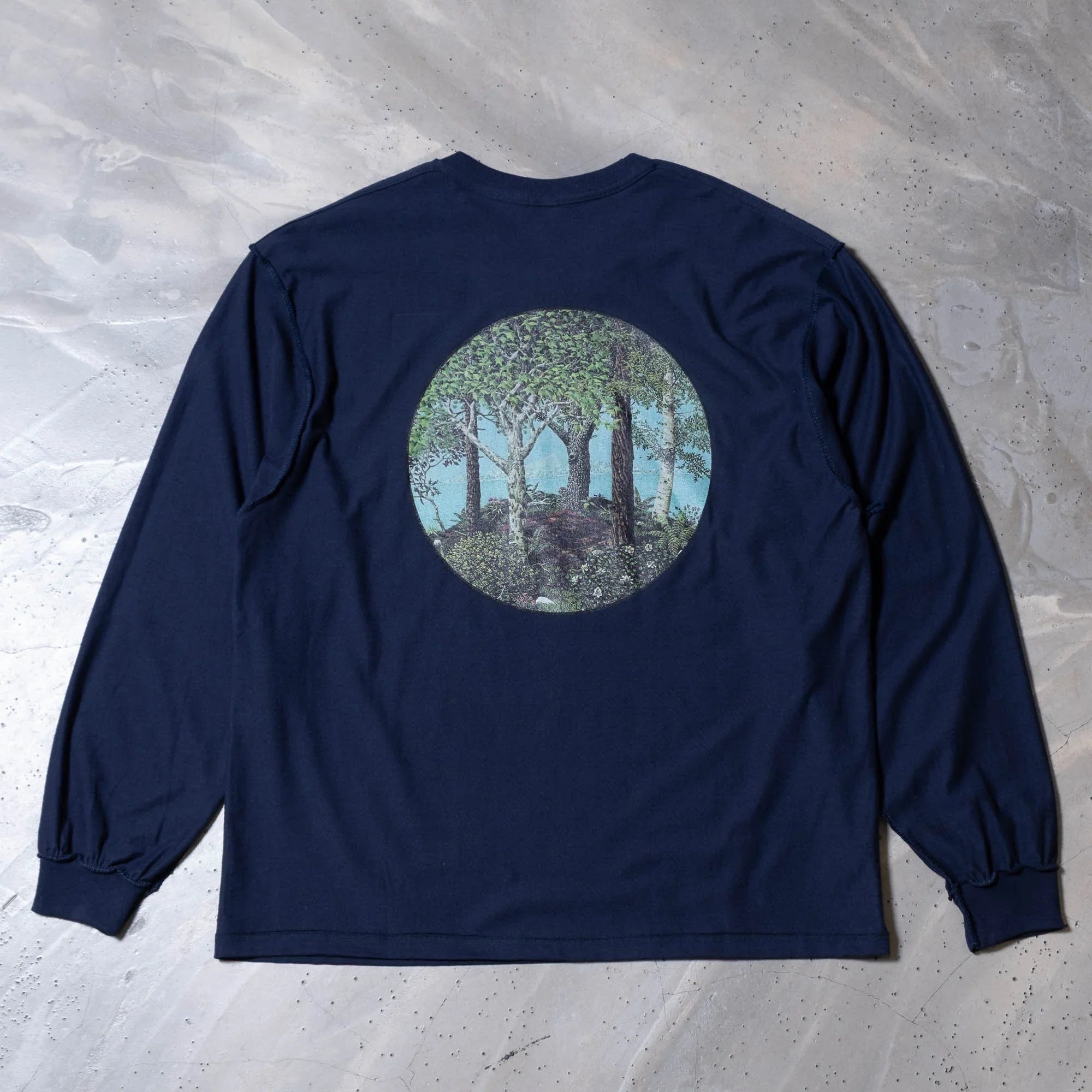 is-ness QV LS Tee - Navy