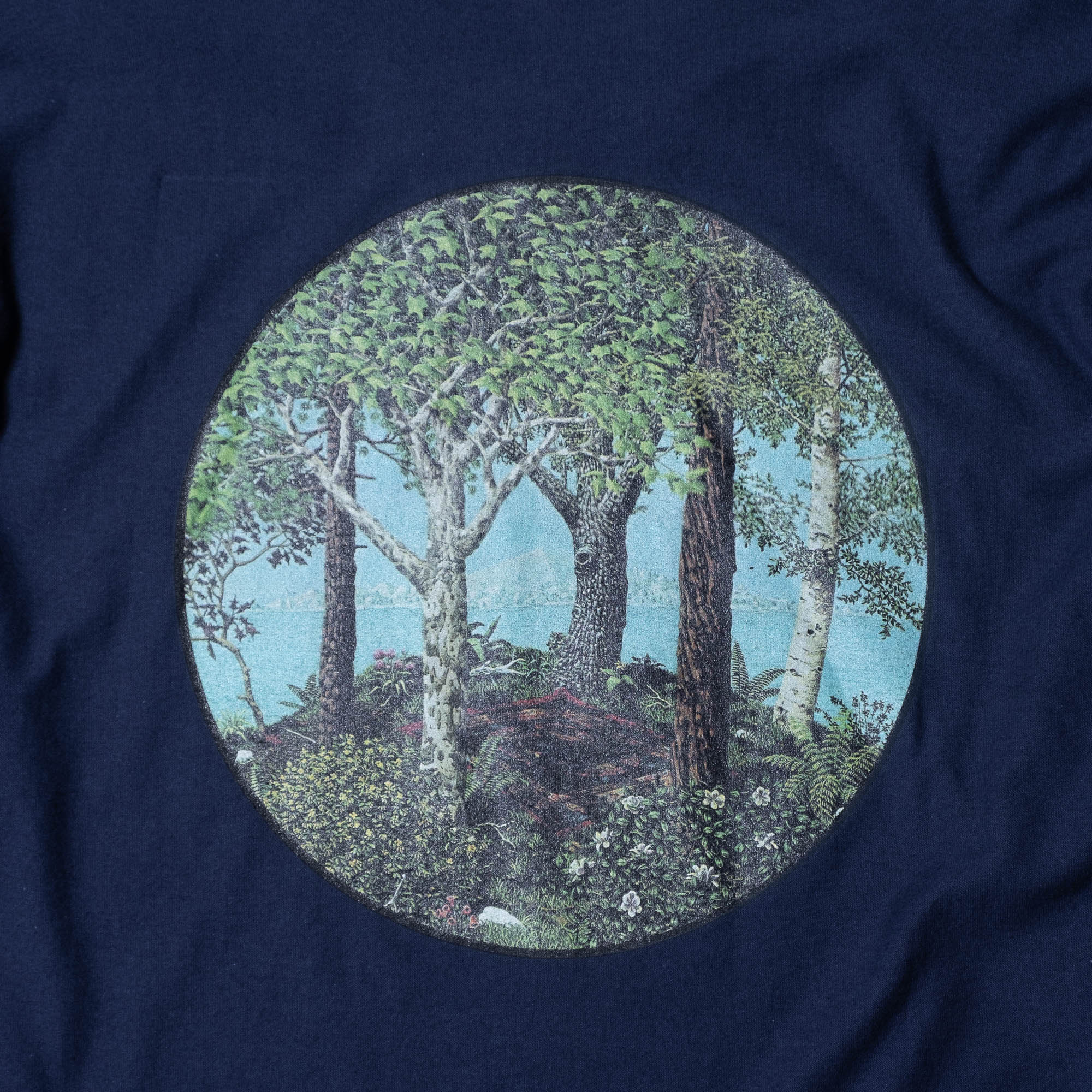is-ness QV LS Tee - Navy