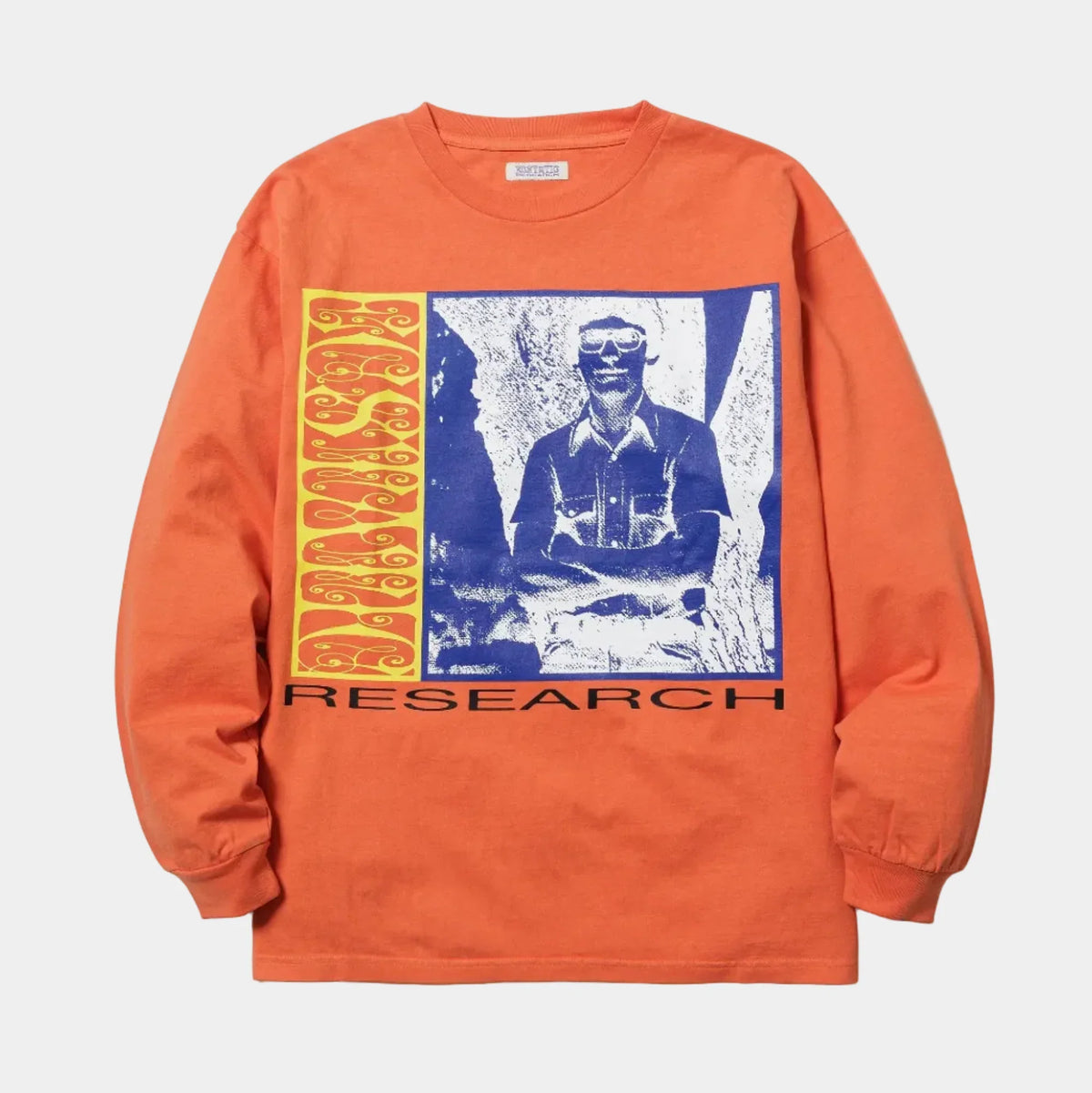 ECSTATIC Research Time LS T-Shirt - Orange