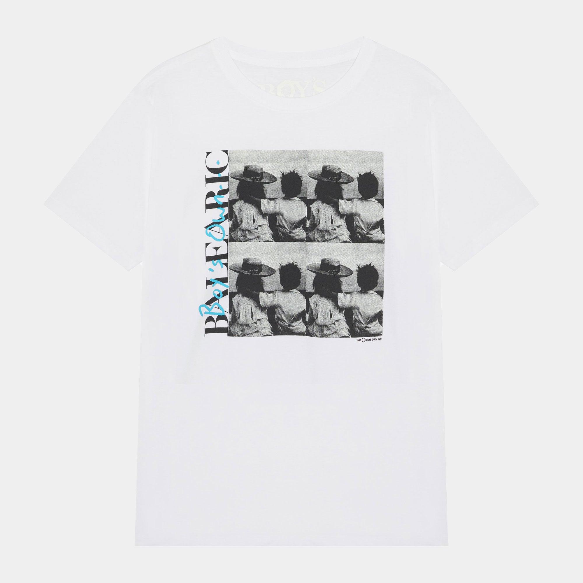 Boy's Own Balearic Photographic Boys And Girls Tee - White - Never Never