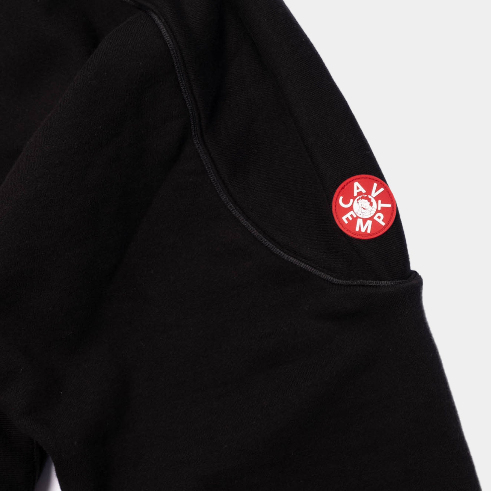 Cav Empt Cotton Track Crew Neck Sweater - Black