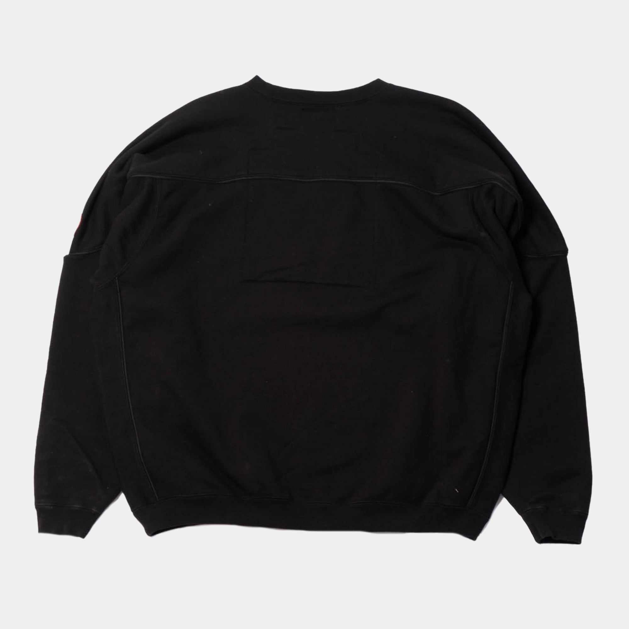 Cav Empt Cotton Track Crew Neck Sweater - Black