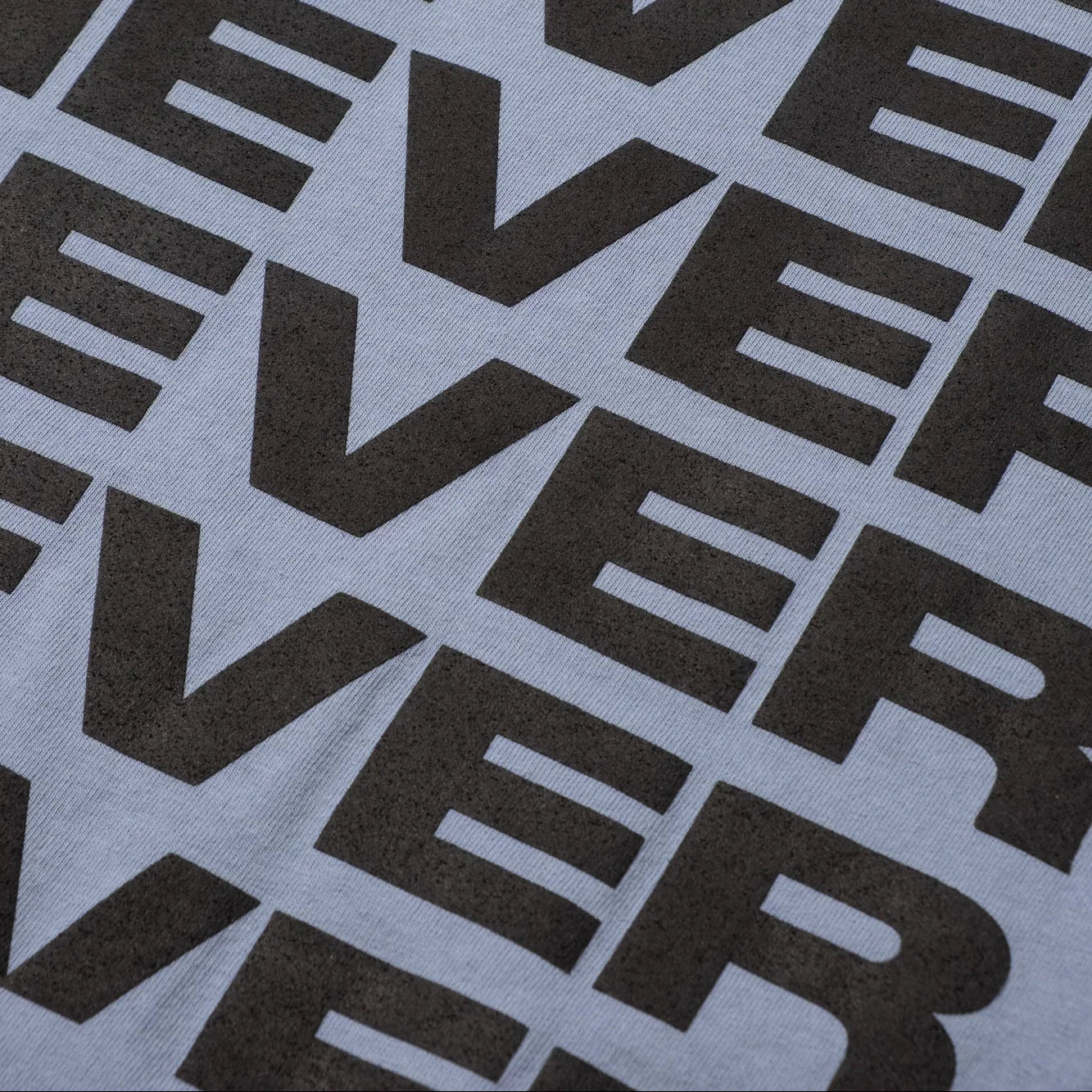 Never Never Stack Tee - Washed Blue
