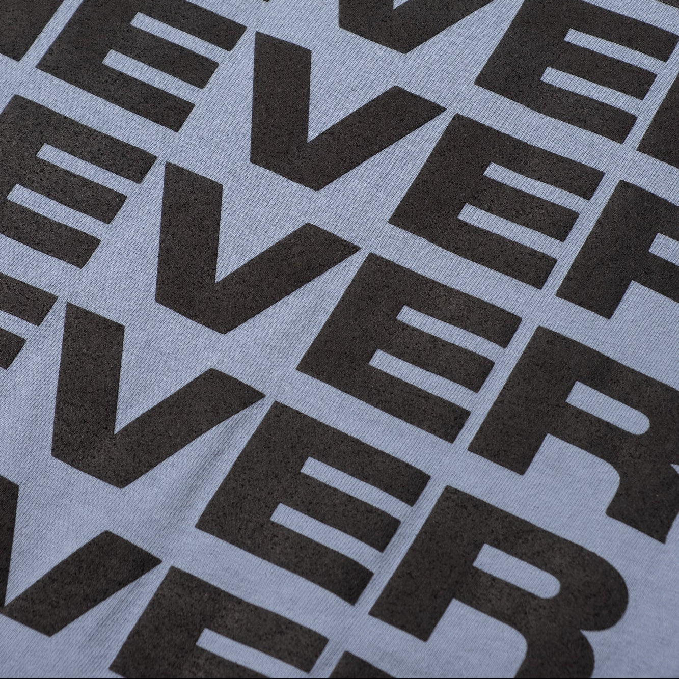 Never Never Stack Tee - Washed Blue