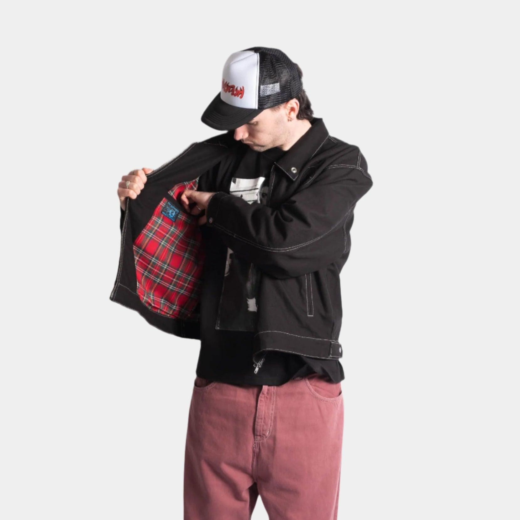 The Salvages Classic Emblem Work Jacket - Black - Never Never