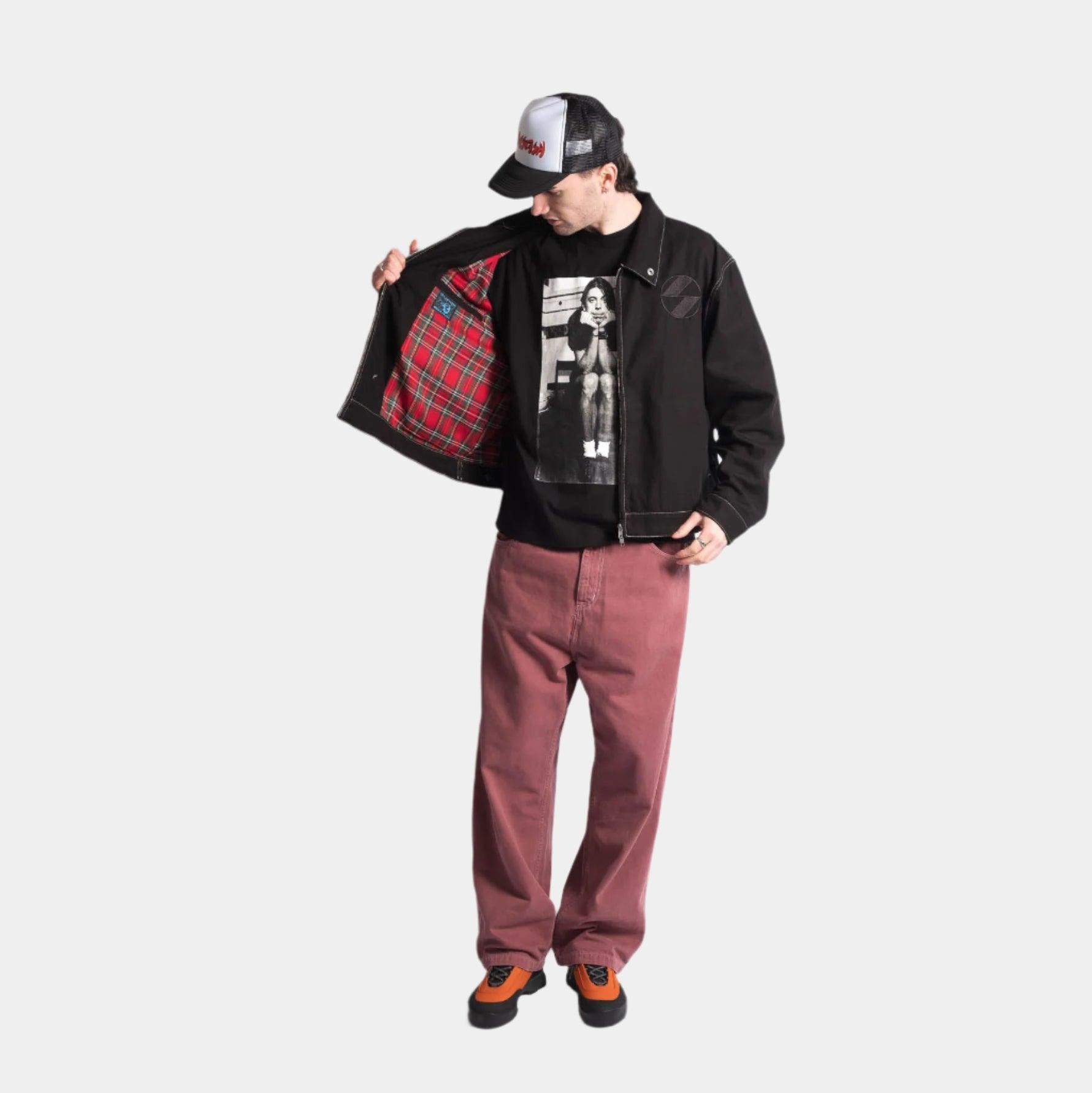 The Salvages Classic Emblem Work Jacket - Black - Never Never
