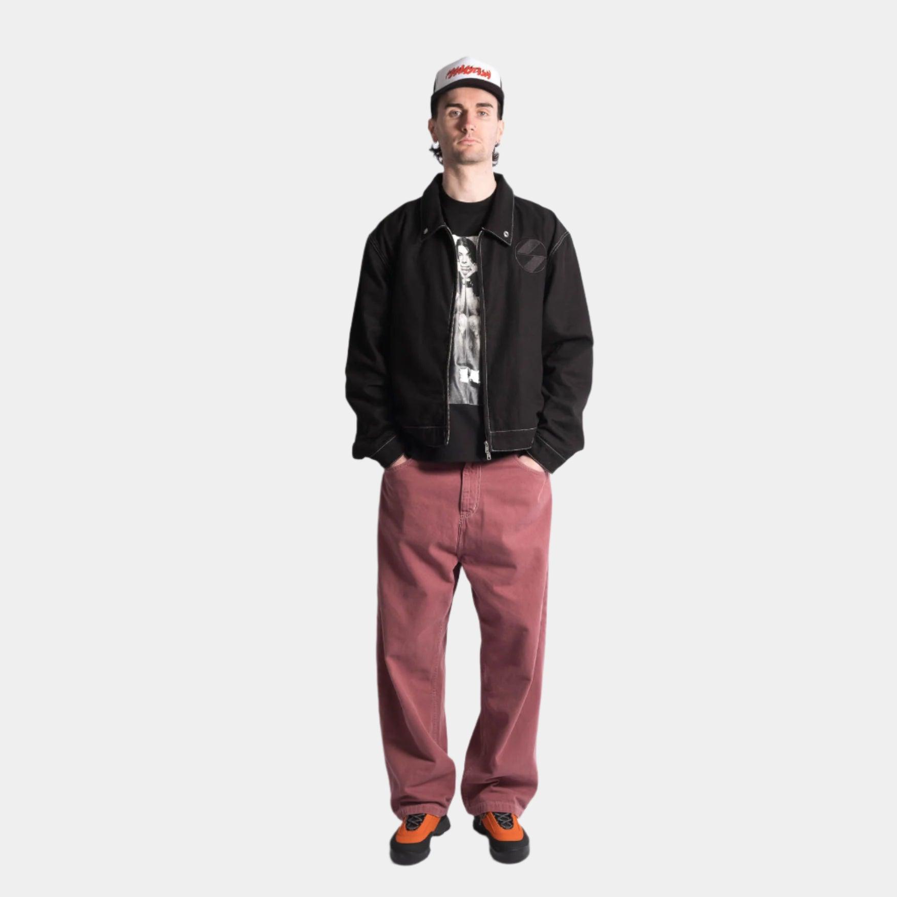 The Salvages Classic Emblem Work Jacket - Black - Never Never