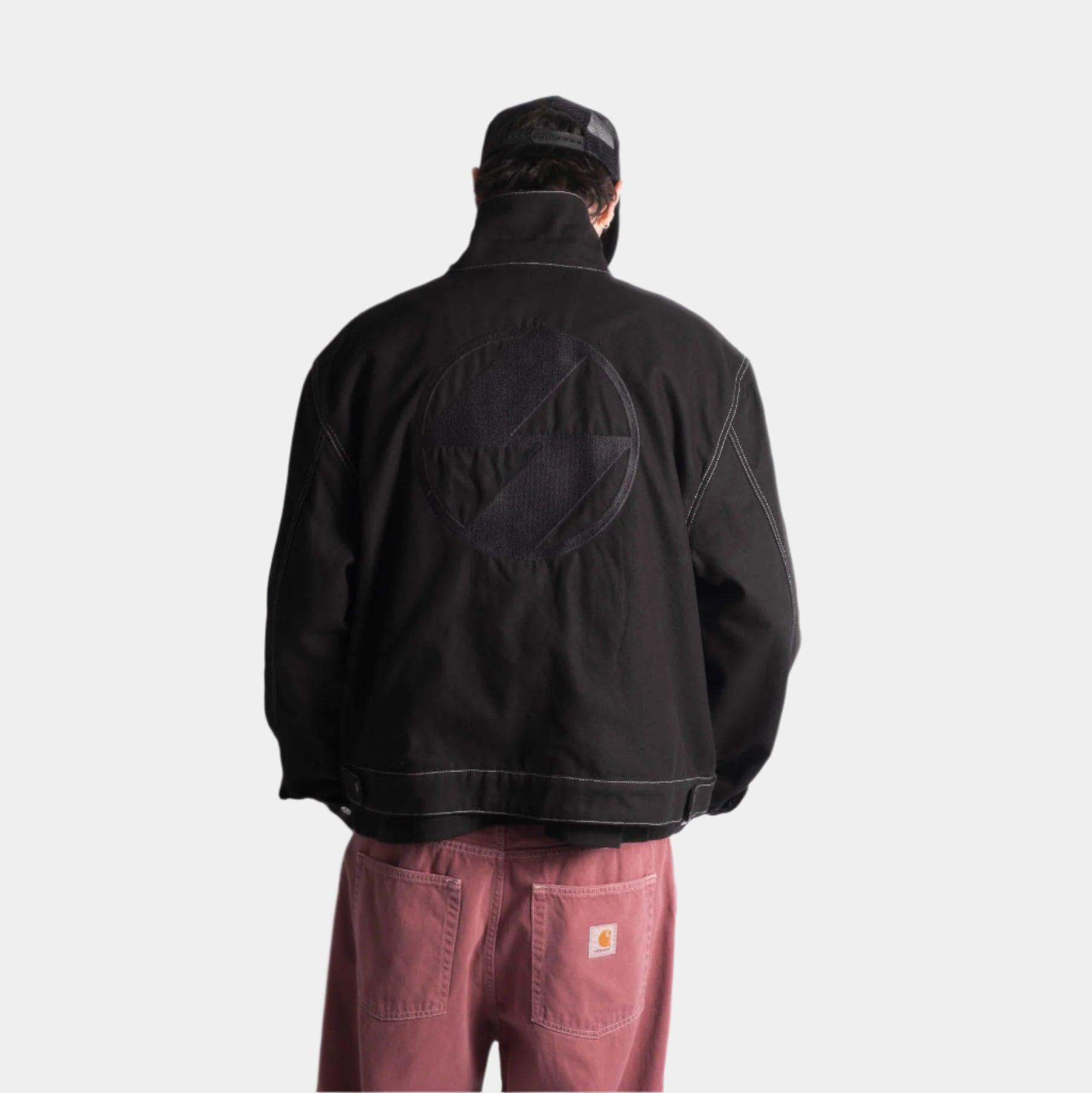 The Salvages Classic Emblem Work Jacket - Black - Never Never