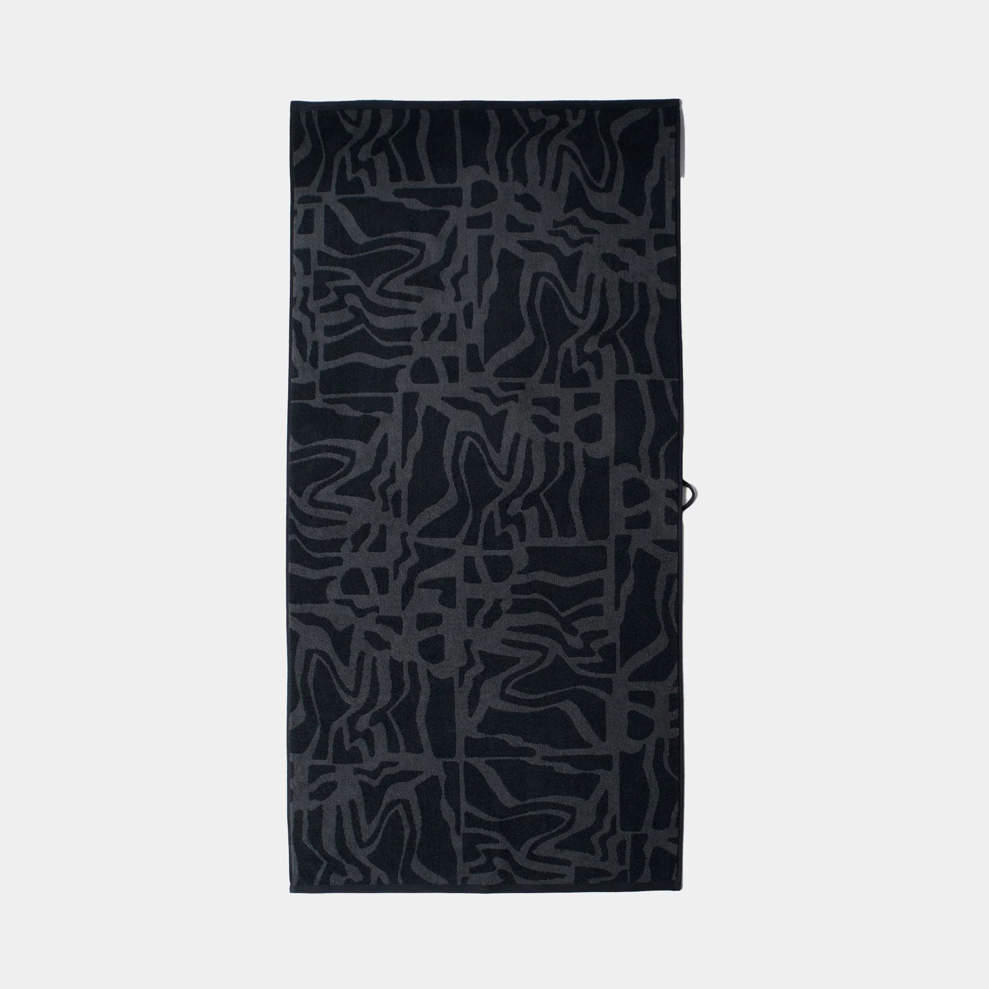 By Parra Broken FTP Bath Towel Set Of 2 - Black