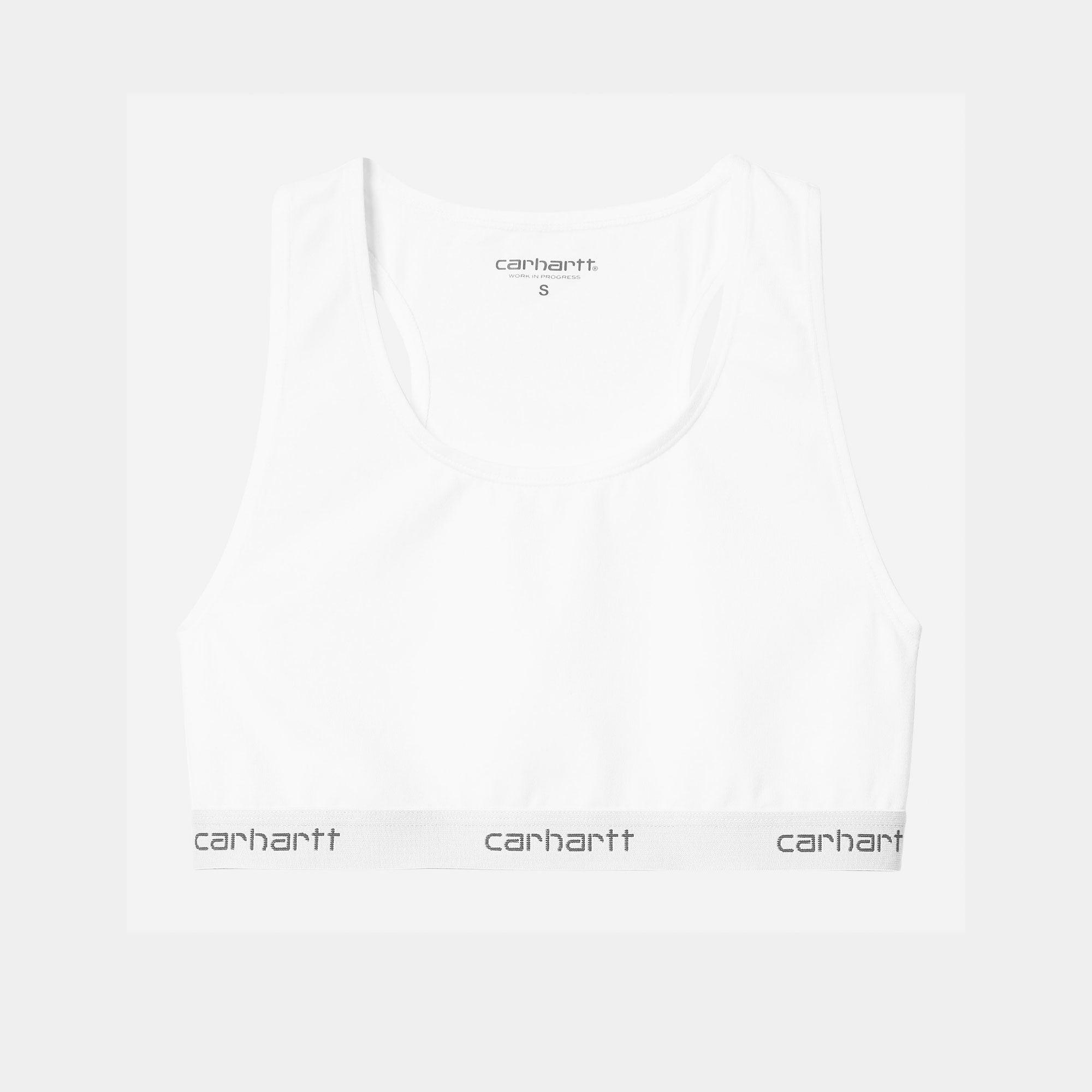Carhartt WIP Women's Script Racer Tank - White - Never Never