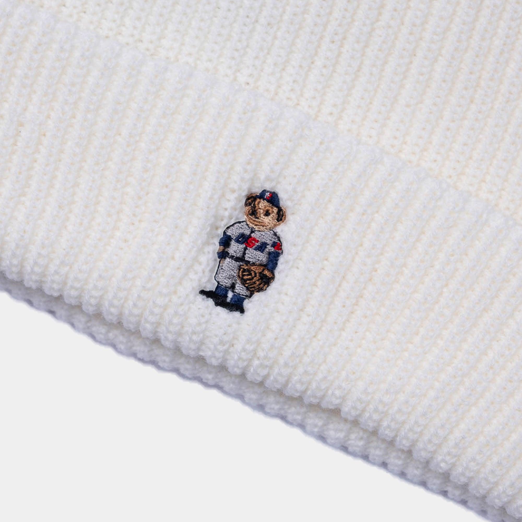 Rostersox Rosterbear Knit Cap - White - Never Never