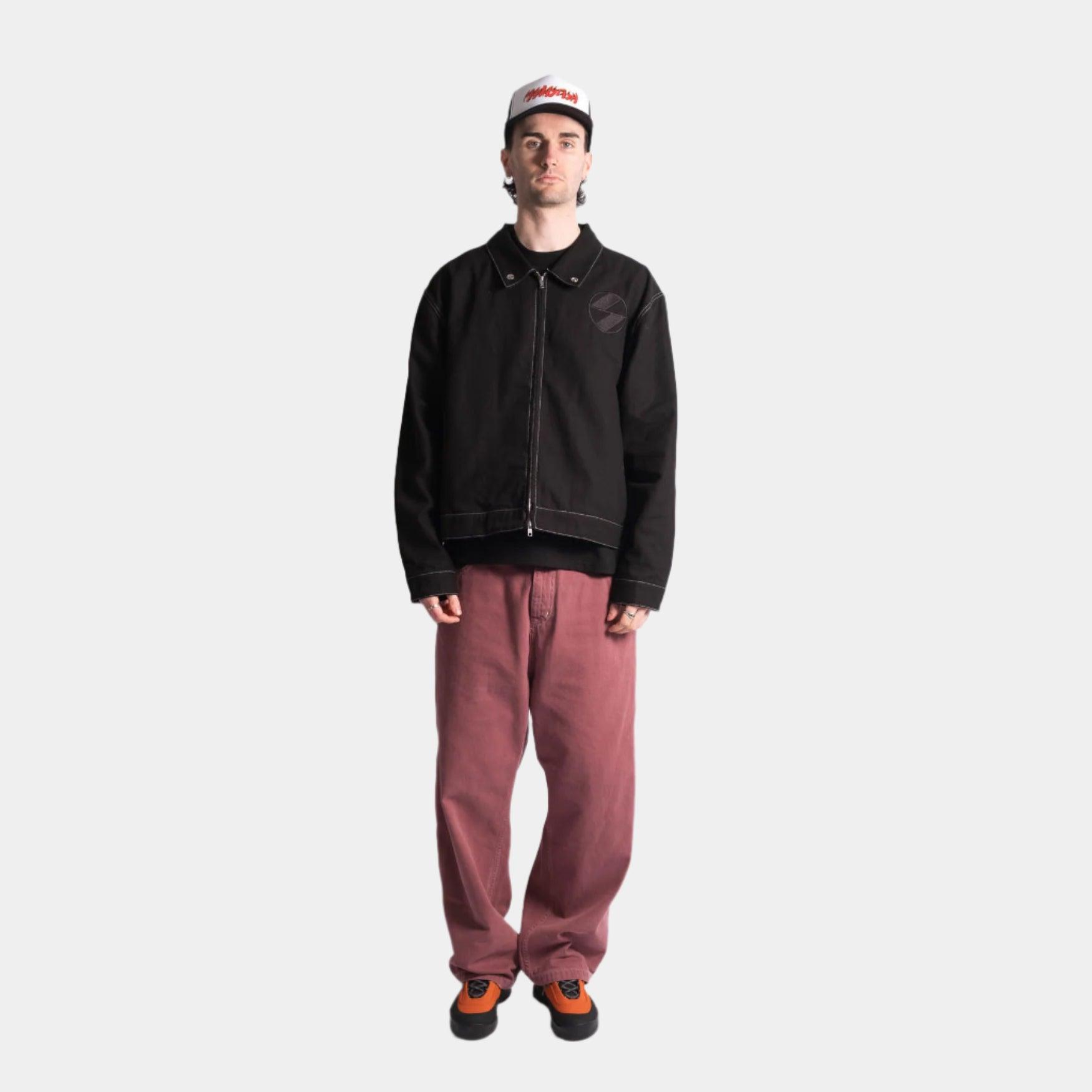 The Salvages Classic Emblem Work Jacket - Black - Never Never