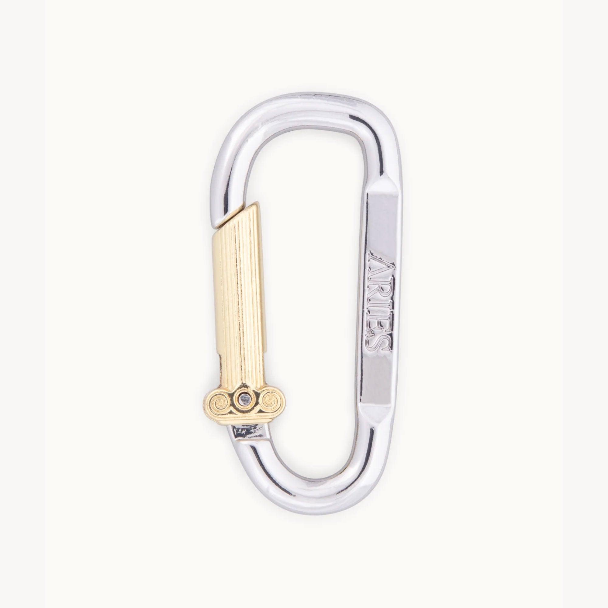 Aries Mini Carabiner Chain Necklace - Silver - Never Never