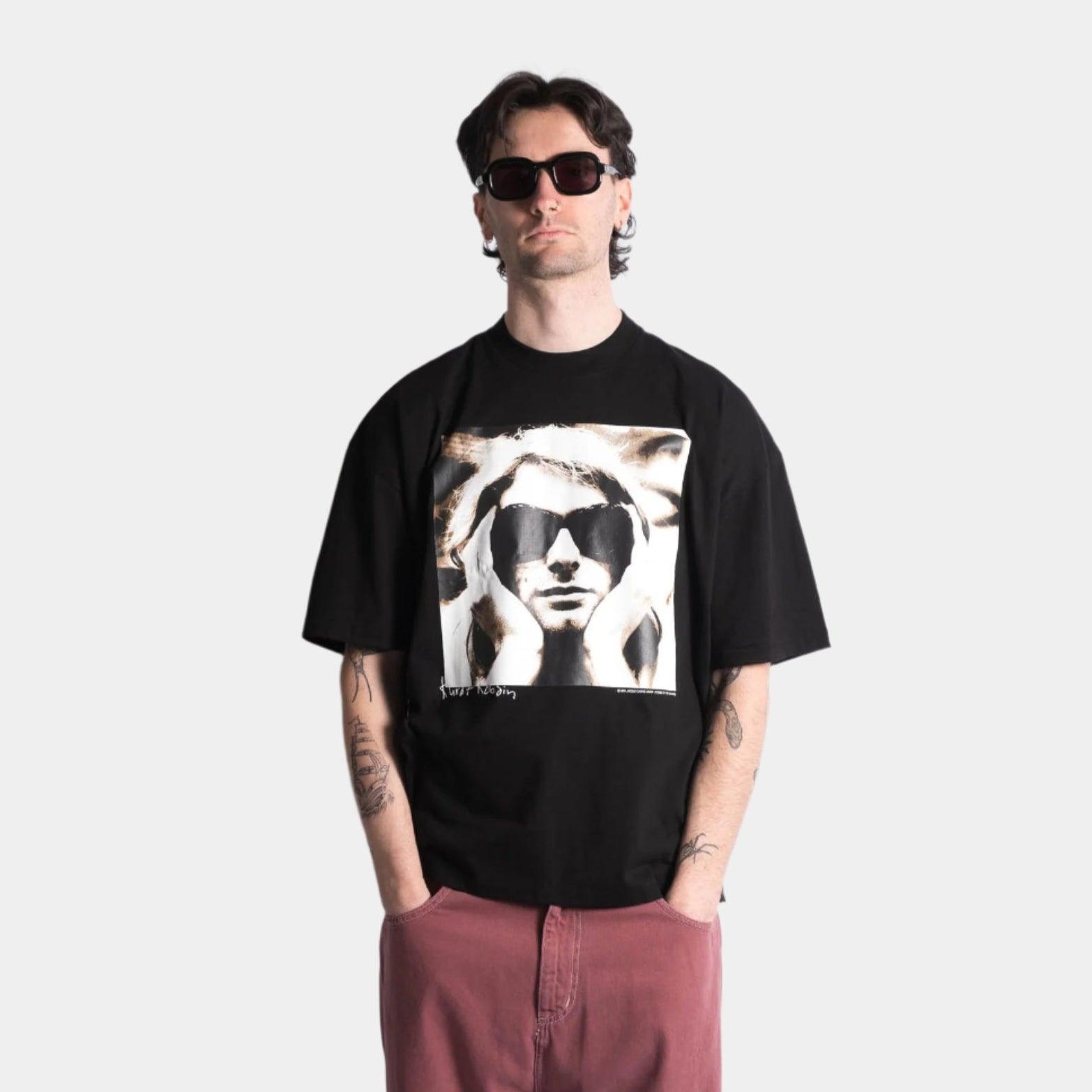 The Salvages Kurdt OS T-Shirt - Black - Never Never