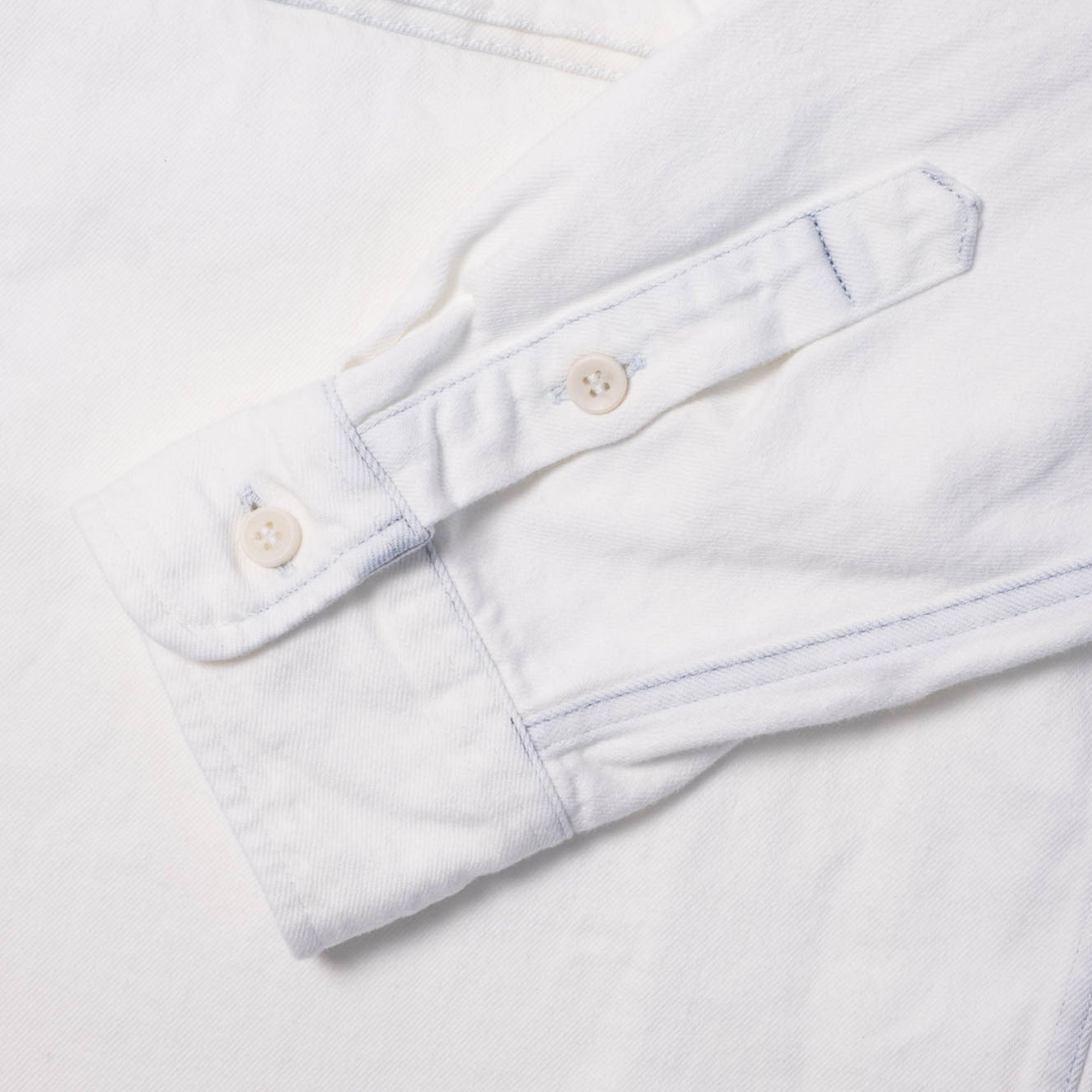 Cav Empt ULT Bleached Denim Big Shirt - White