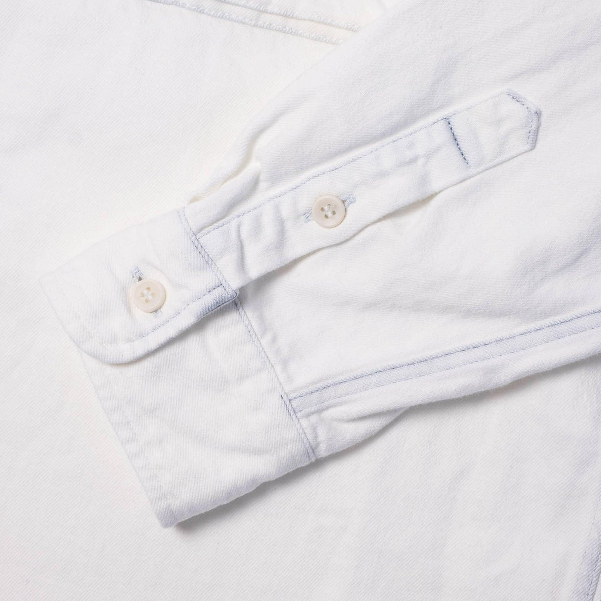 Cav Empt ULT Bleached Denim Big Shirt - White - Never Never
