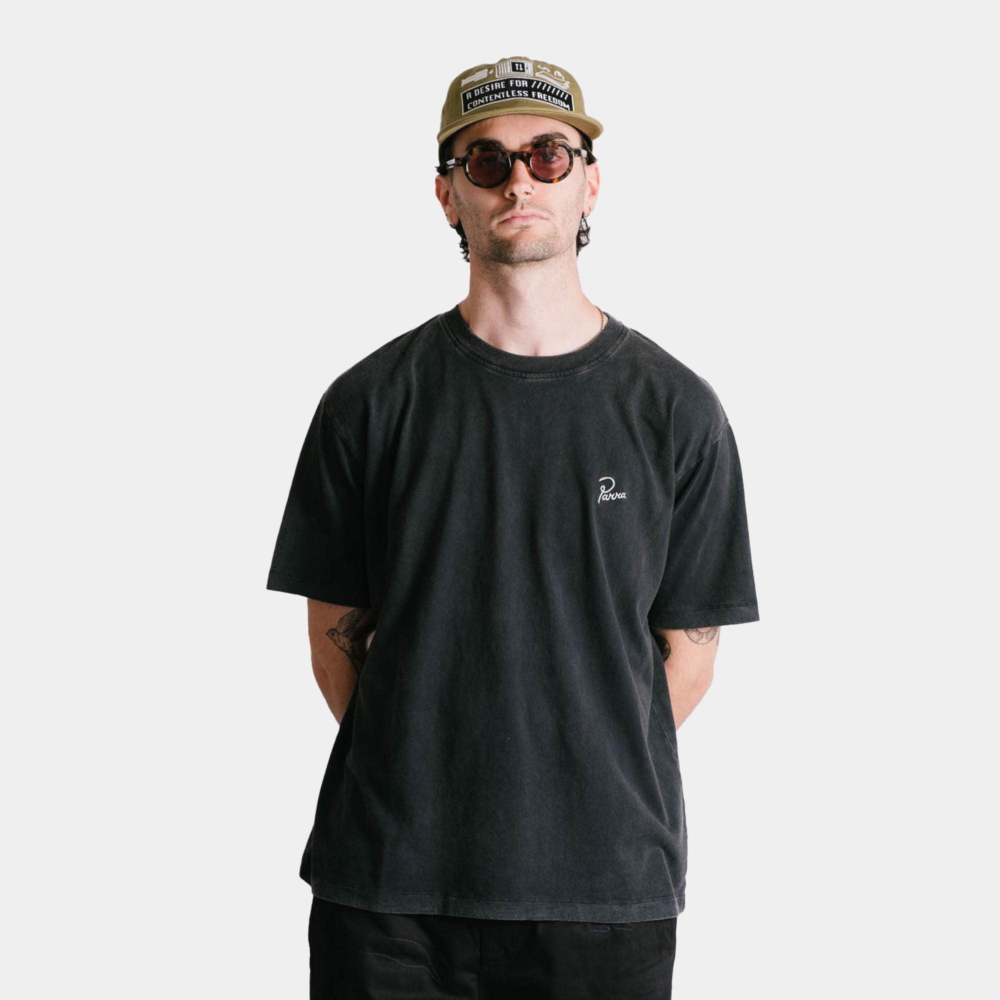 By Parra Signature T-Shirt - Washed Black - Never Never