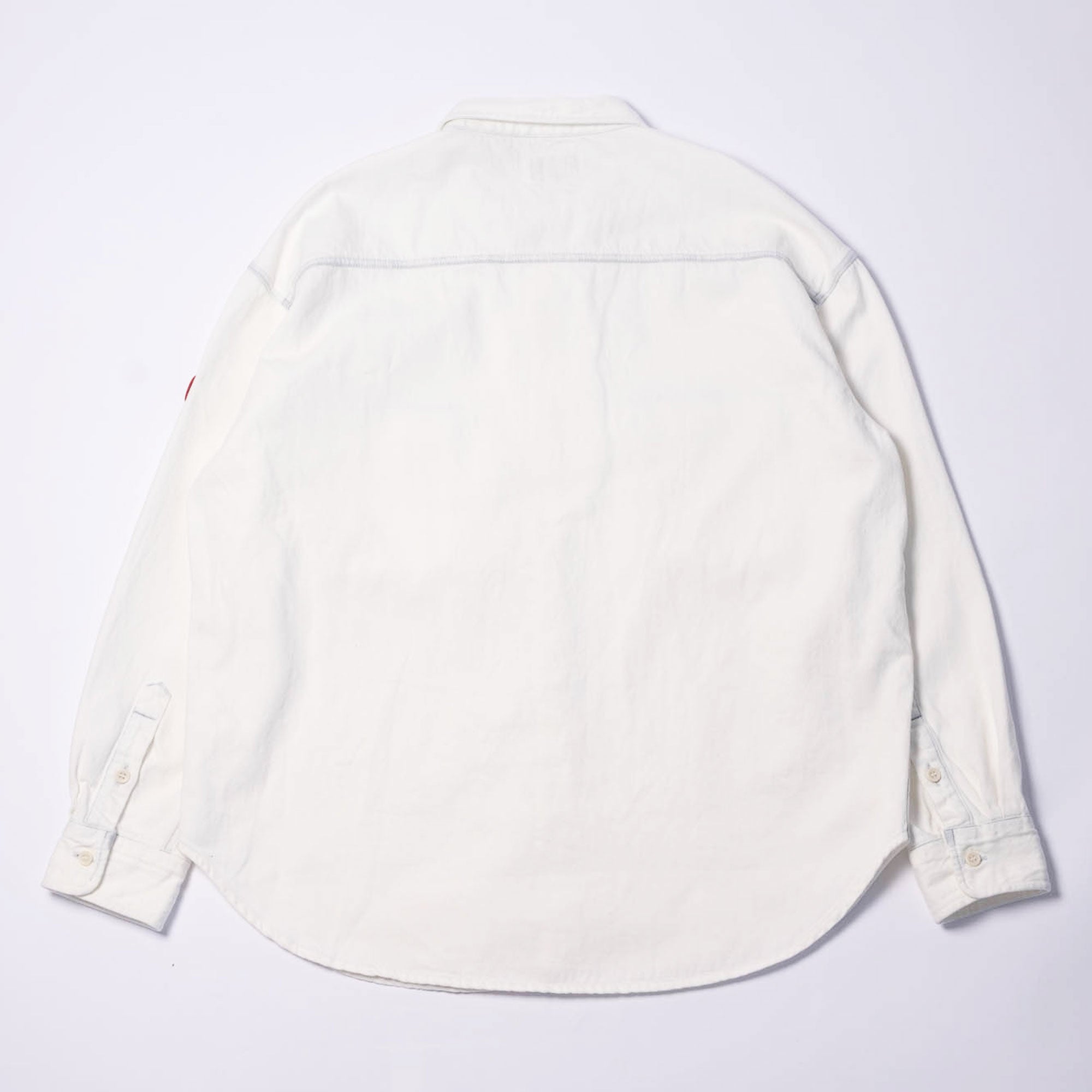Cav Empt ULT Bleached Denim Big Shirt - White