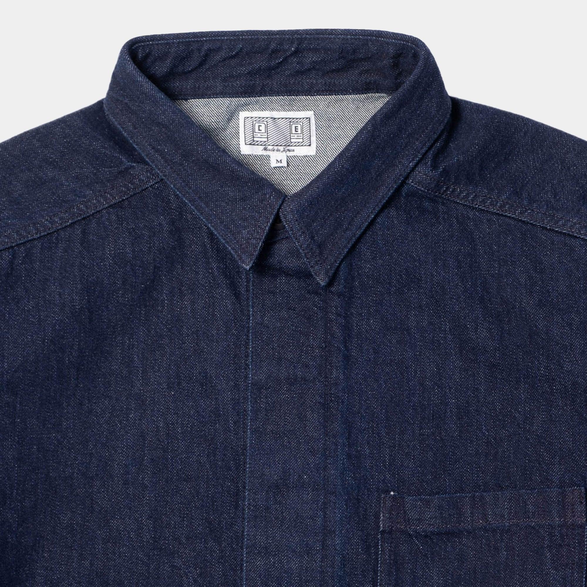 Cav Empt Denim Short Shirt Jacket - Indigo - Never Never
