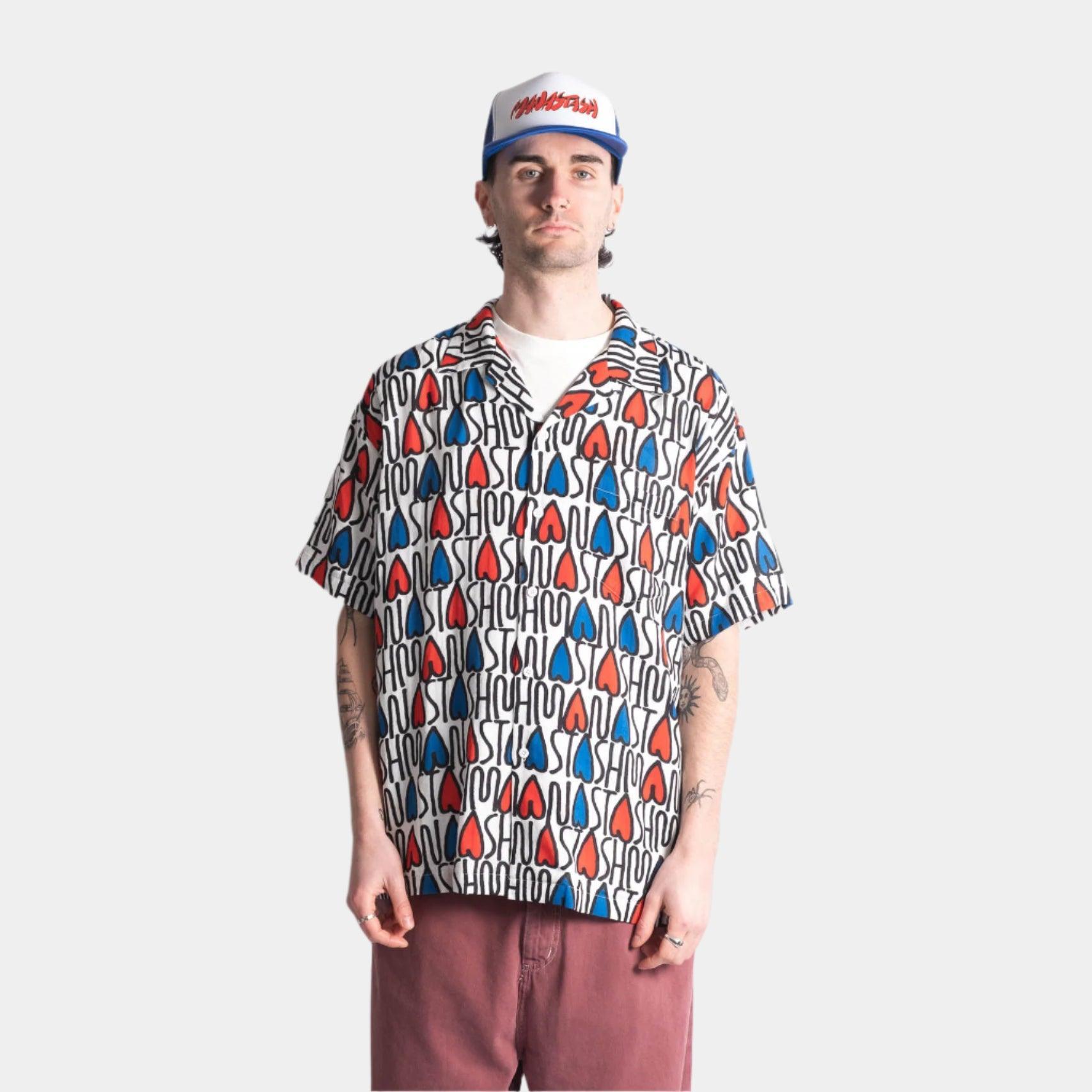 Manastash Gauze Manaloha Shirt - Red - Never Never