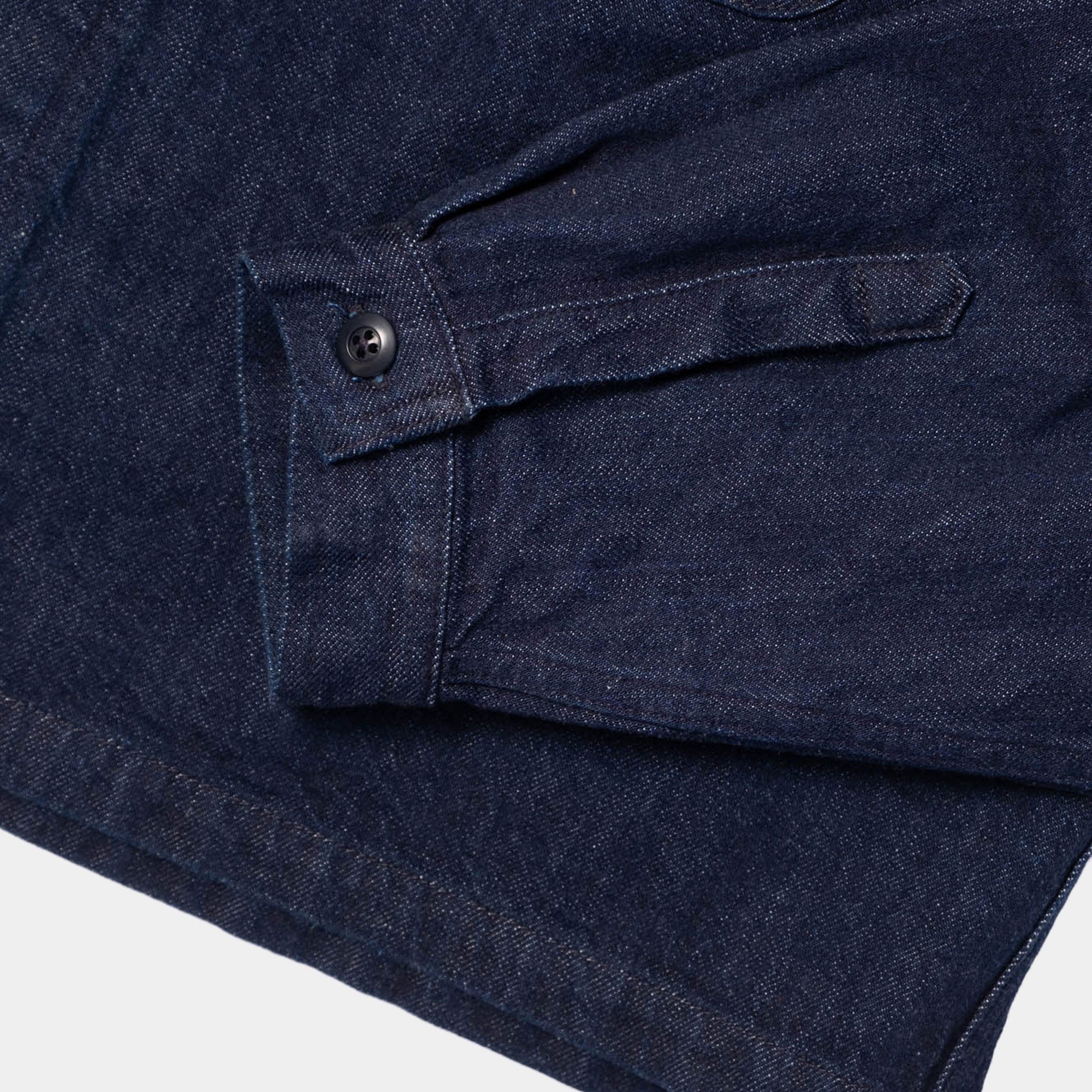 Cav Empt Denim Short Shirt Jacket - Indigo