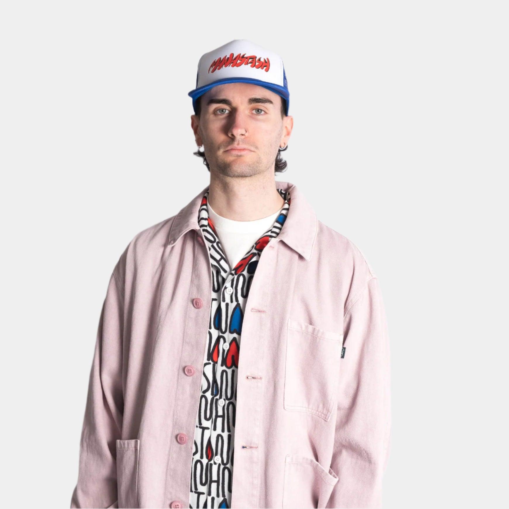 Manastash Hemp Washed Chore Jacket- Pink - Never Never