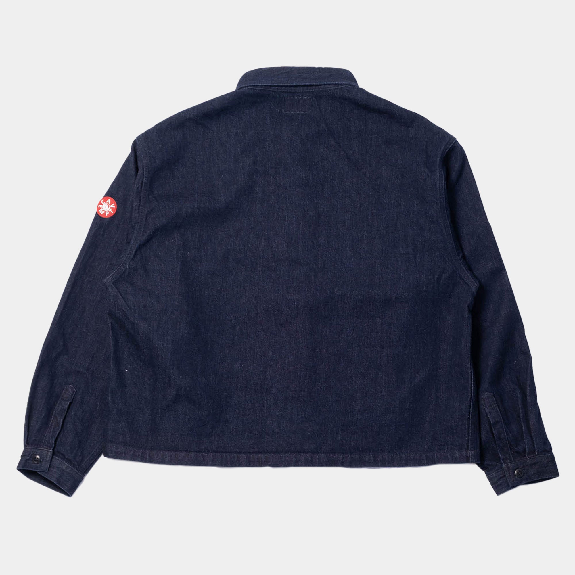 Cav Empt Denim Short Shirt Jacket - Indigo