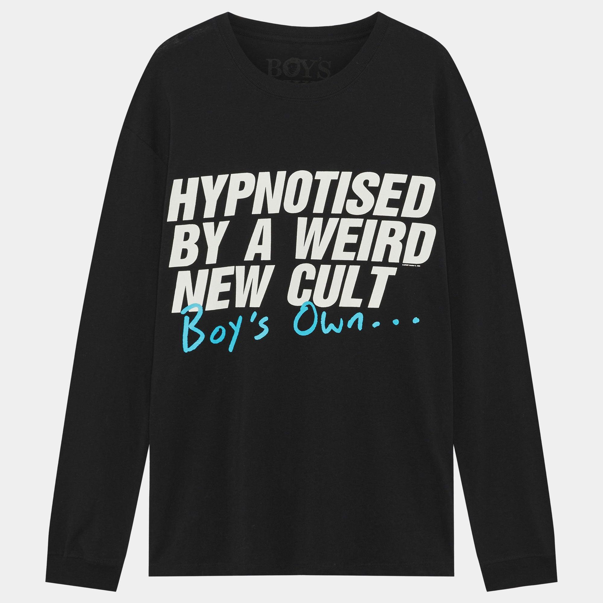 Boy's Own Hypnotised By A Weird New Cult LS Tee - Black - Never Never