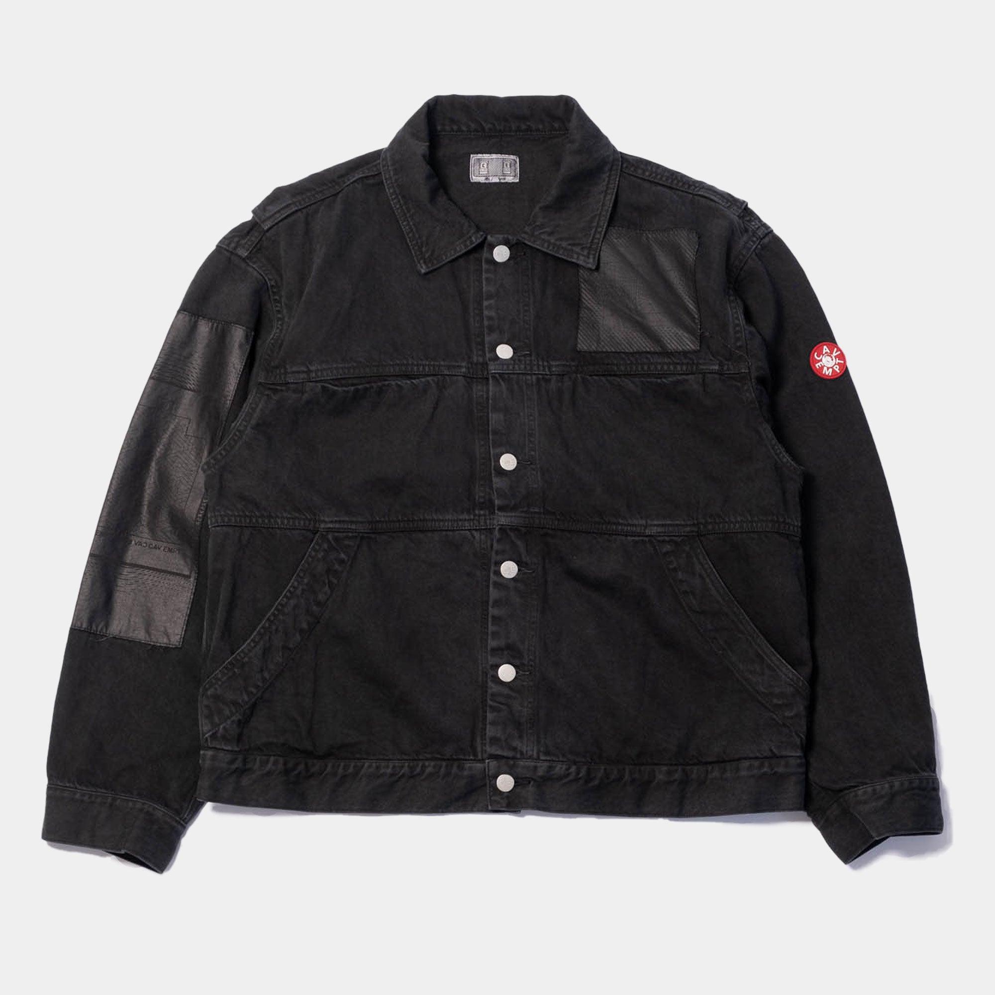 Cav Empt Overdye VH EX DNA Denim Jacket - Charcoal - Never Never