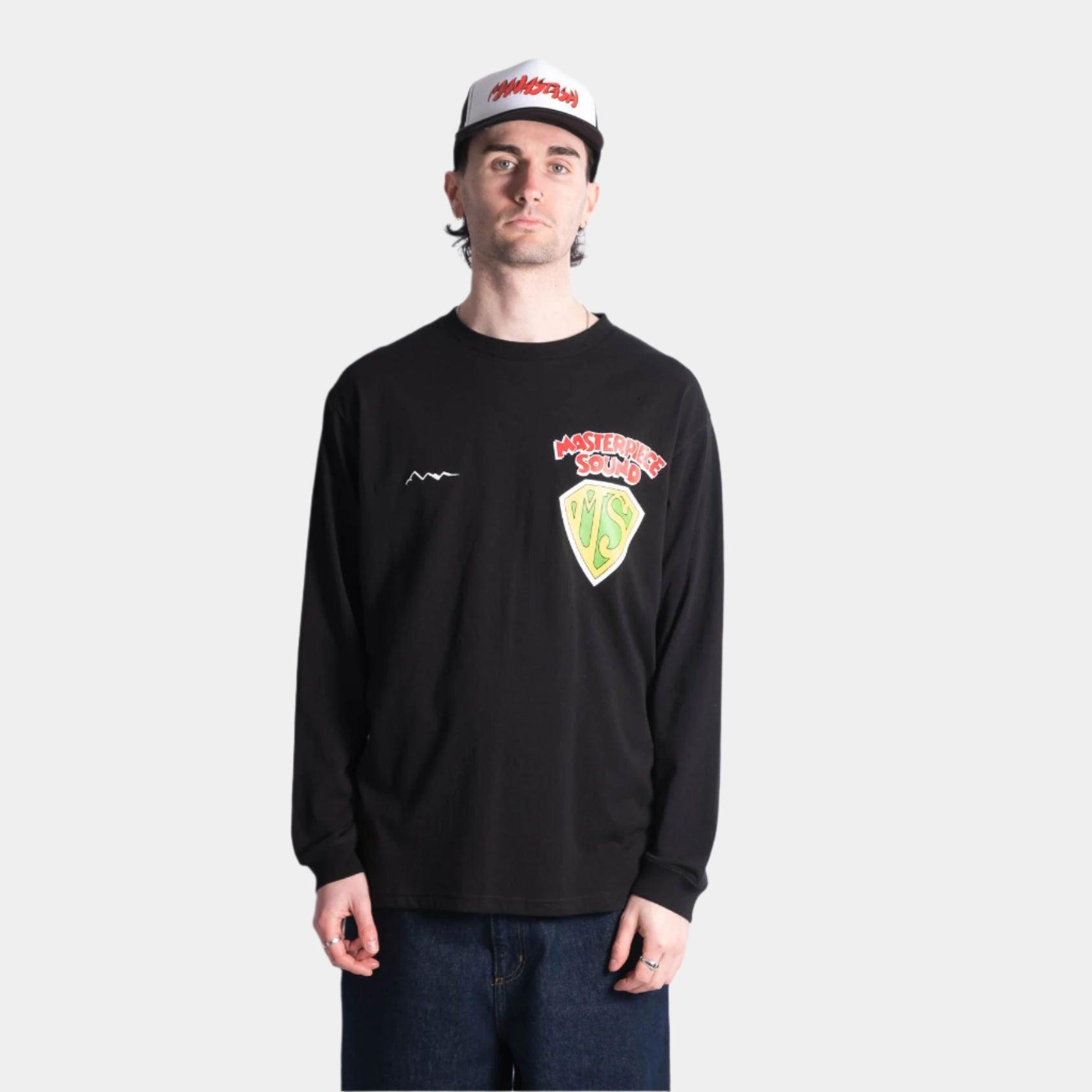 Manastash Masterpiece Sound LS Tee - Black - Never Never