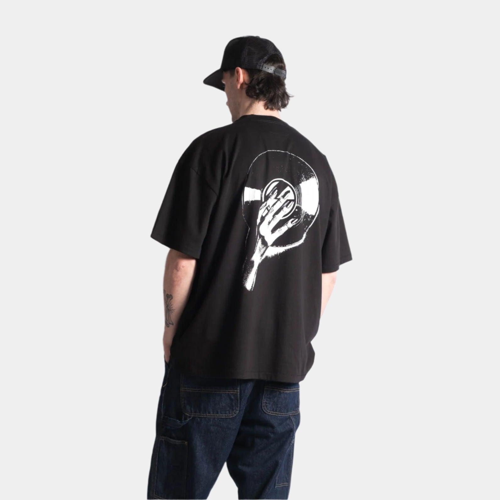 The Salvages Tune In Record OS T-Shirt - Black - Never Never