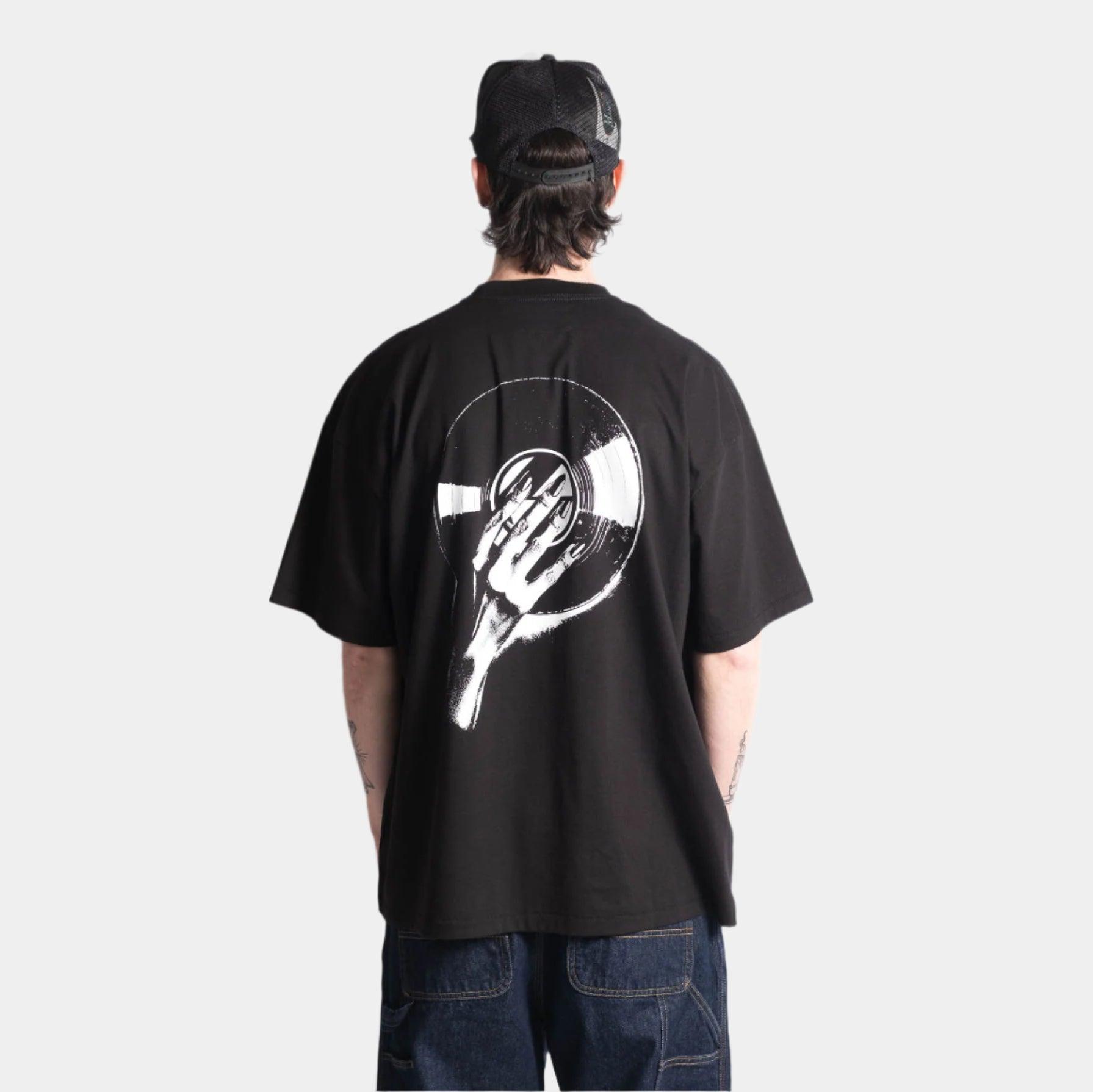 The Salvages Tune In Record OS T-Shirt - Black - Never Never
